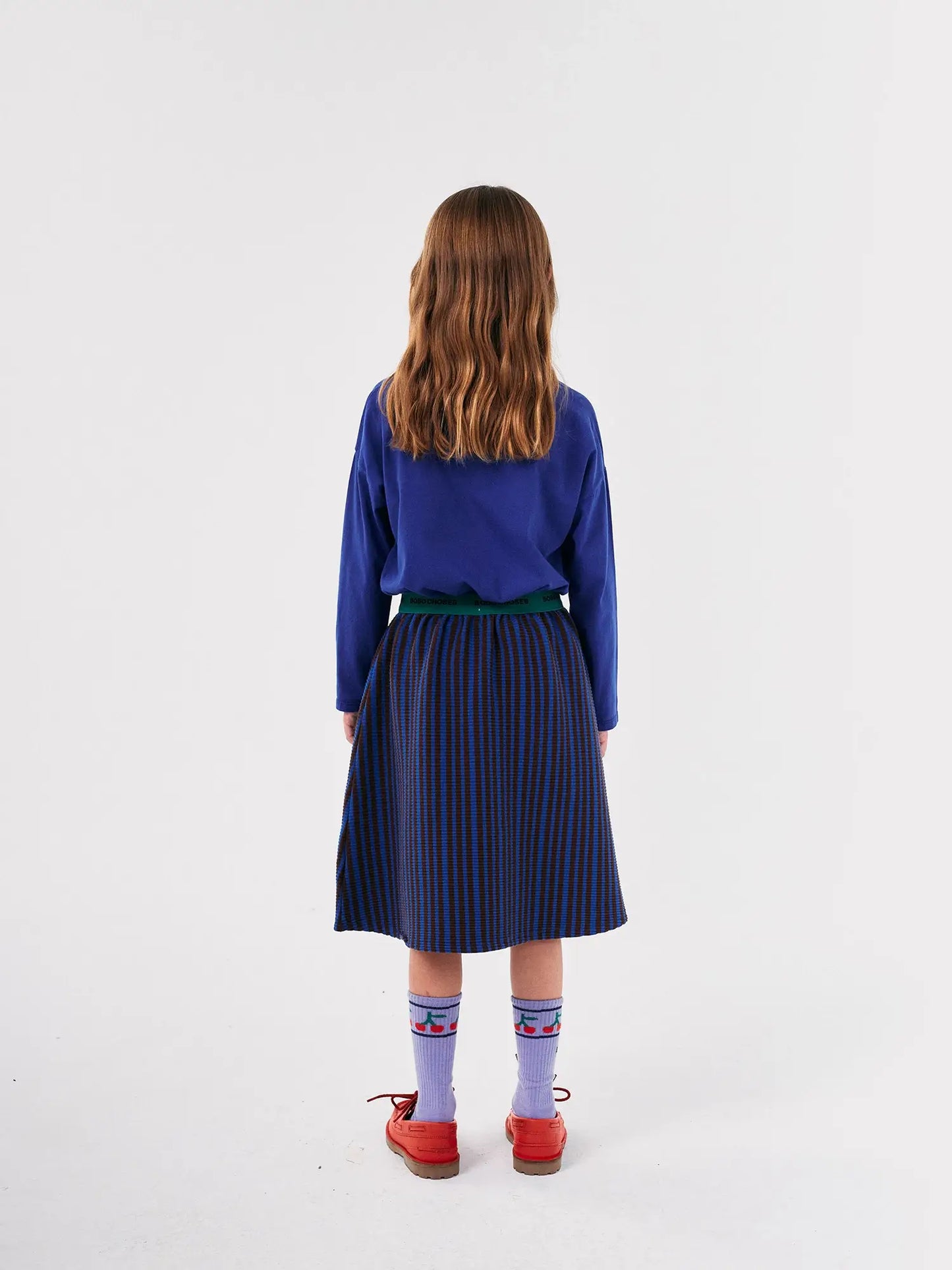 Bobo Choses Stripes 리브드 스커트