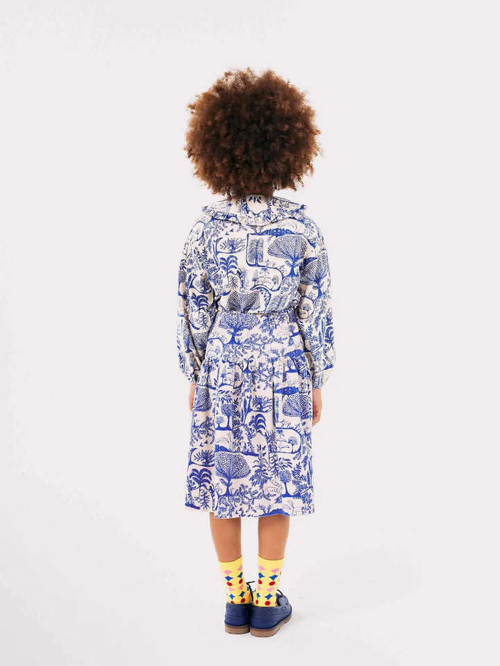 Wonderland all over micro corduroy skirt