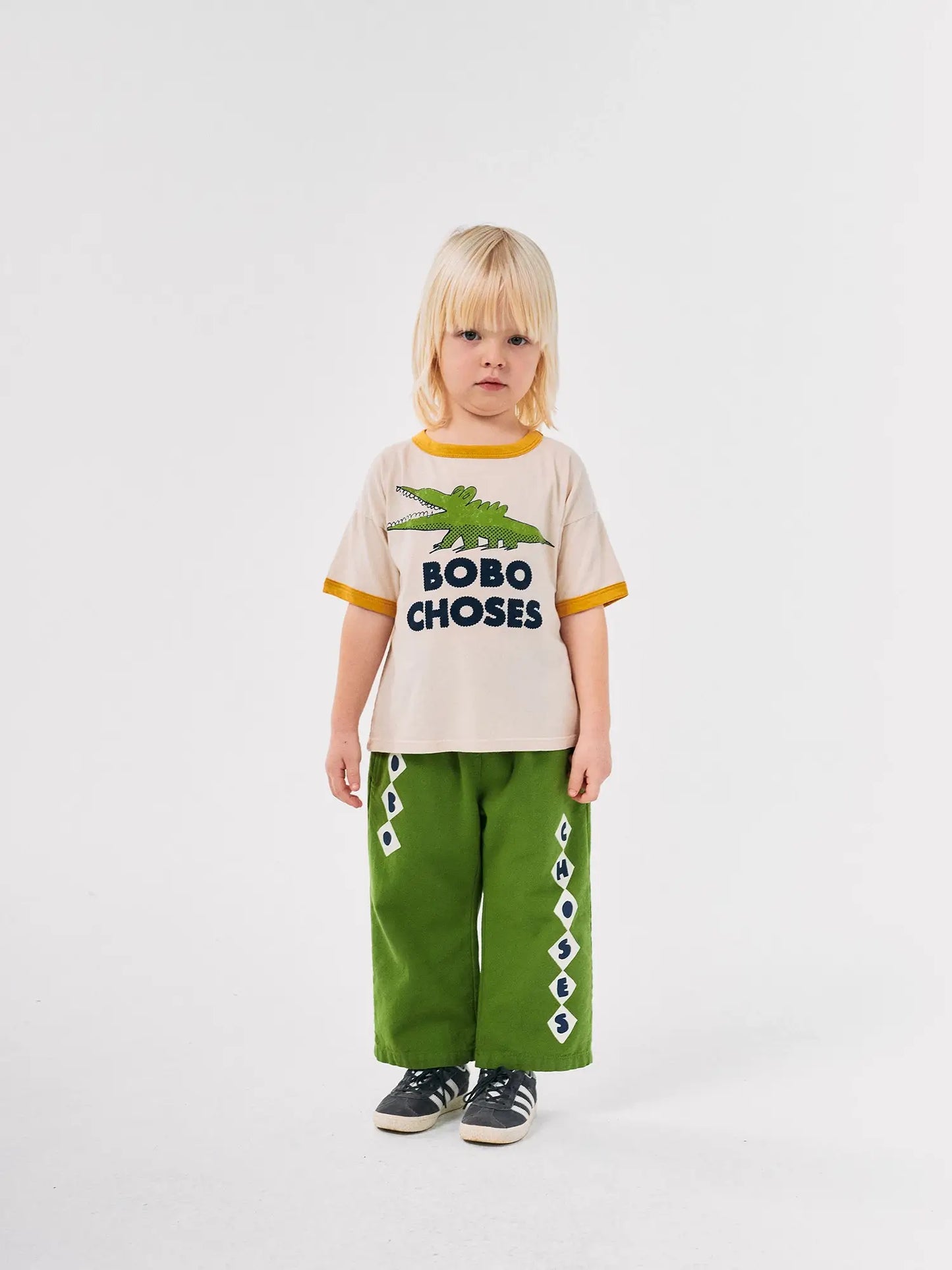 Bobo Choses Diamonds 스트레이트 팬츠