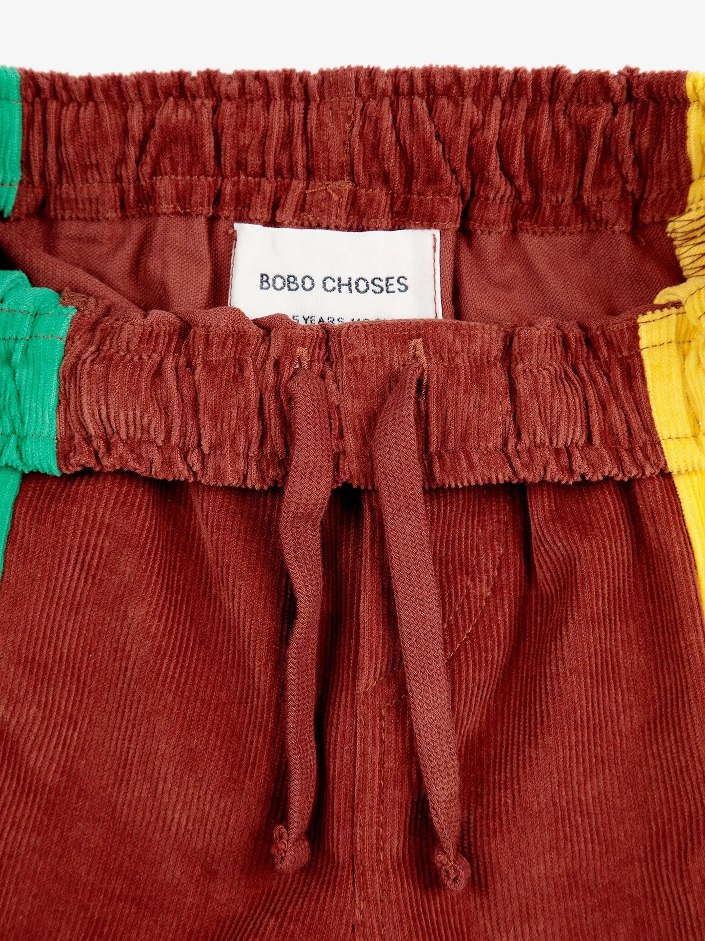 Bobo Choses color block corduroy straight pants