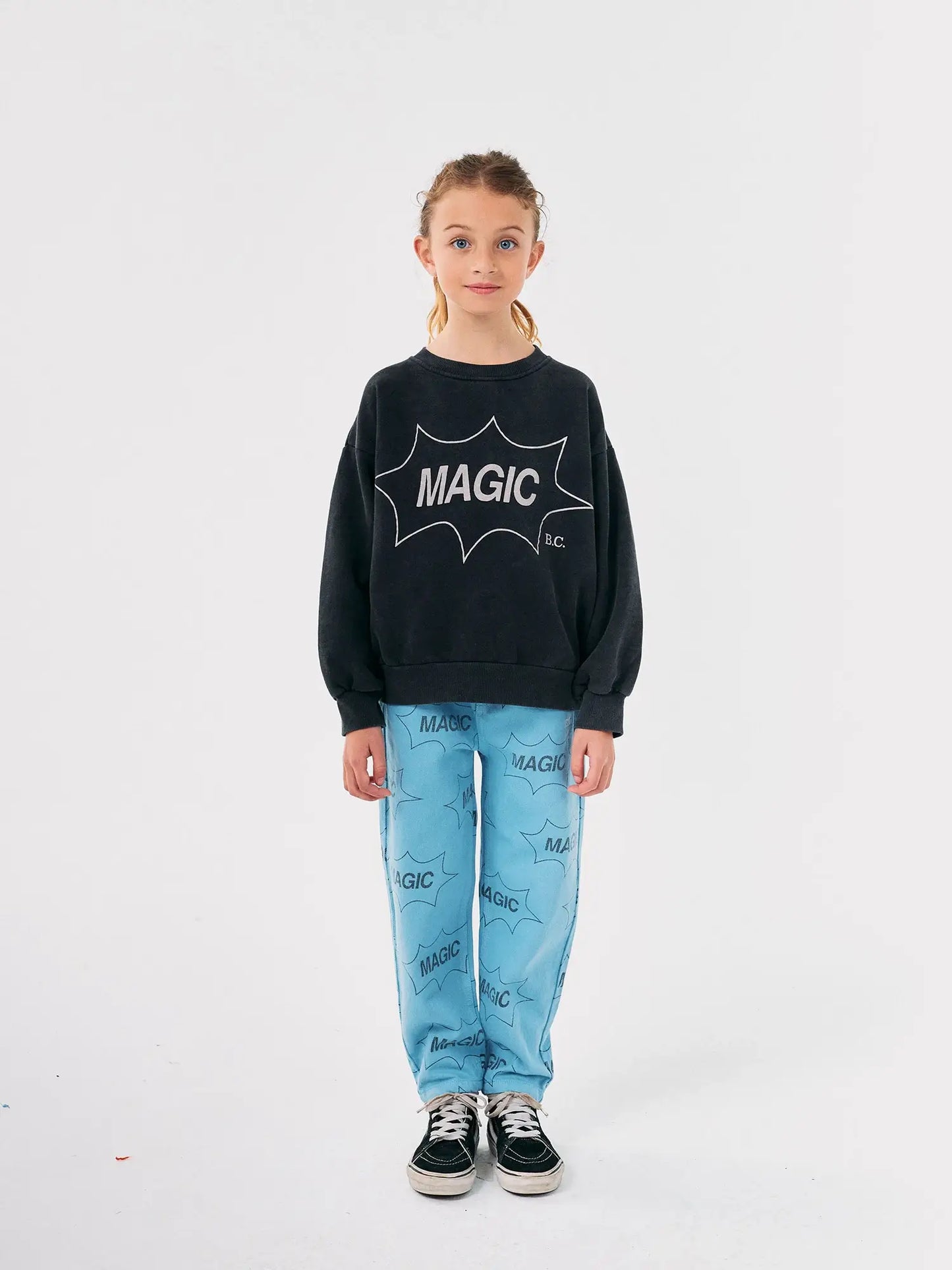 Pantalons amples texans estampat It's Magic