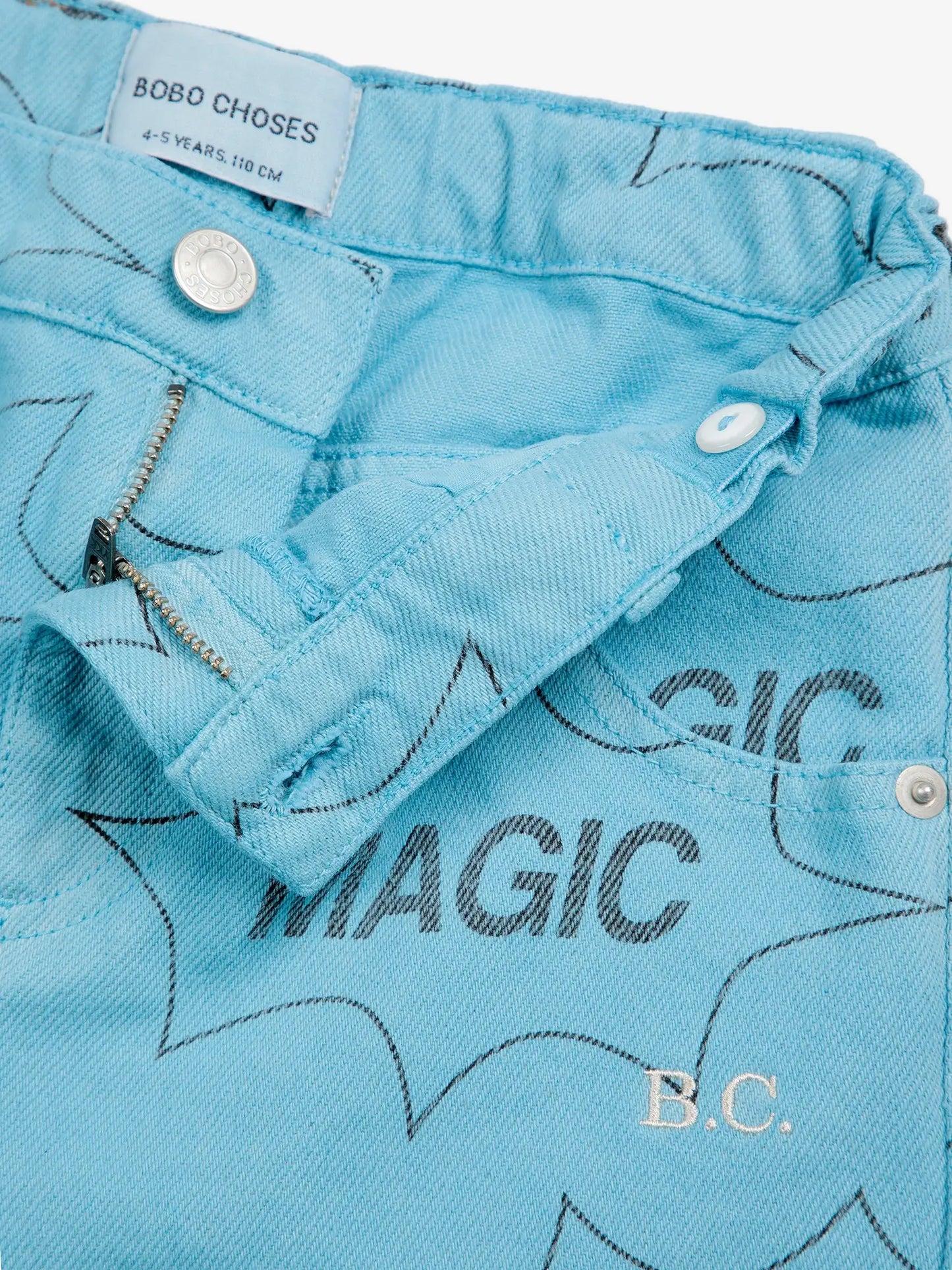 Pantalon baggy en jean It's Magic all-over