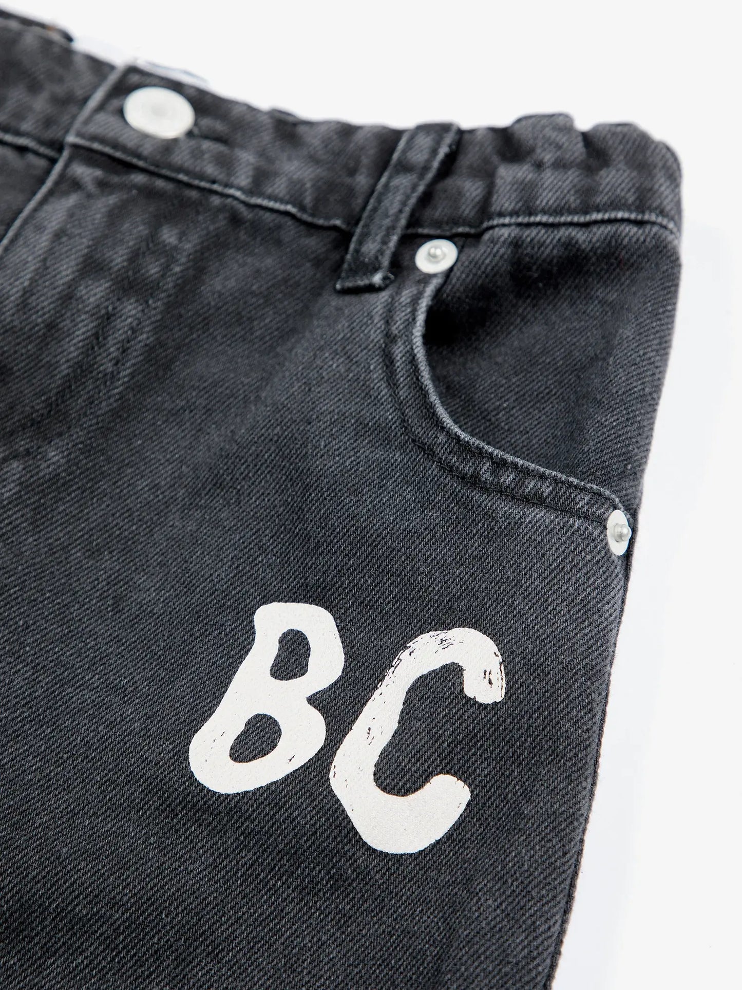 B.C Shadow denim baggy pants