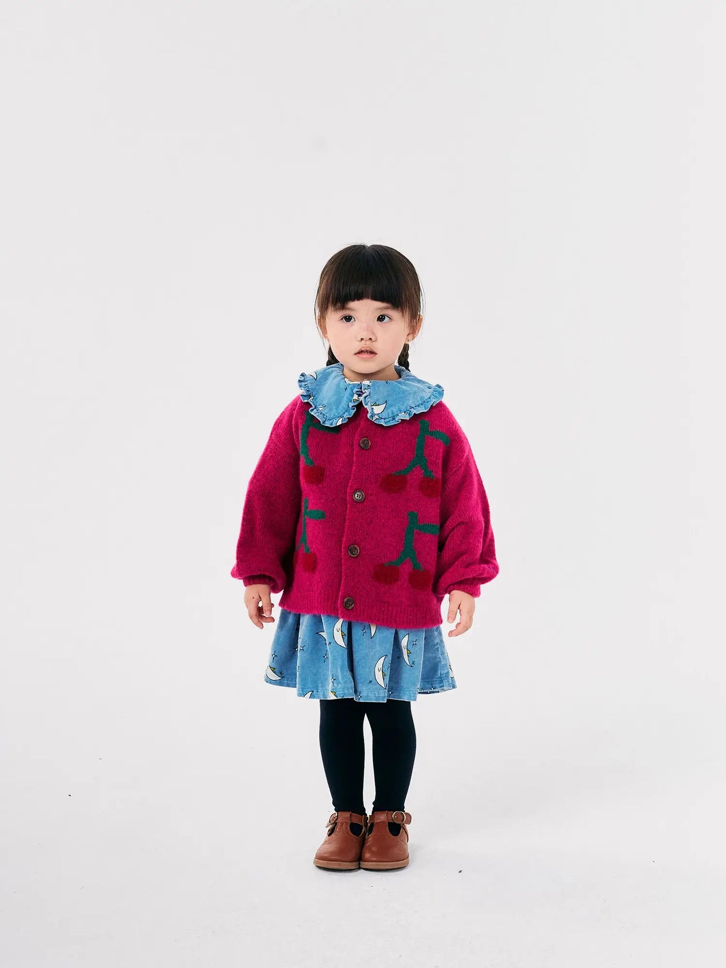 Bobo Cherry intarsia cardigan