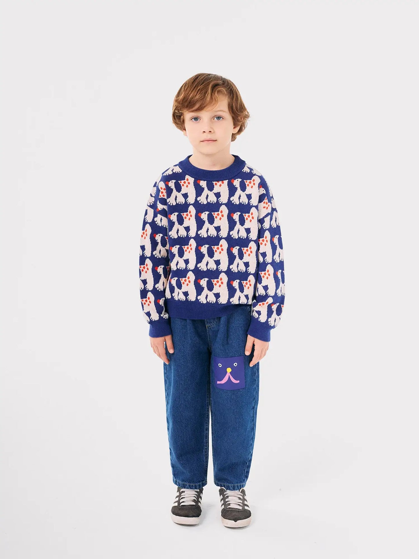 Pull en jacquard Fairy Dog all-over