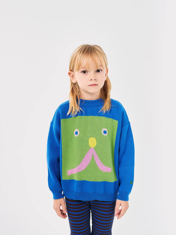 Funny Face jacquard jumper