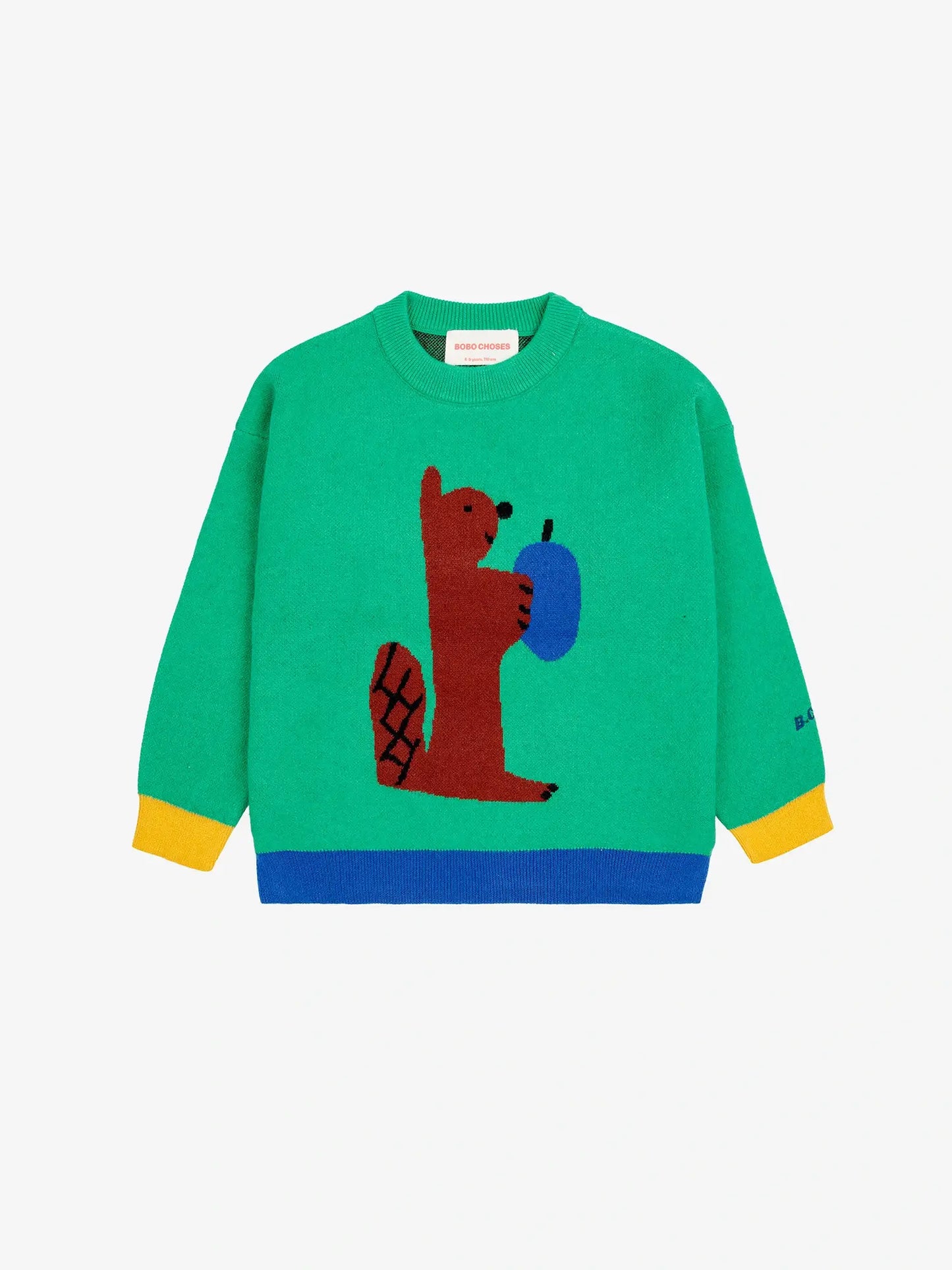 Hungry Squirrel jacquard jumper