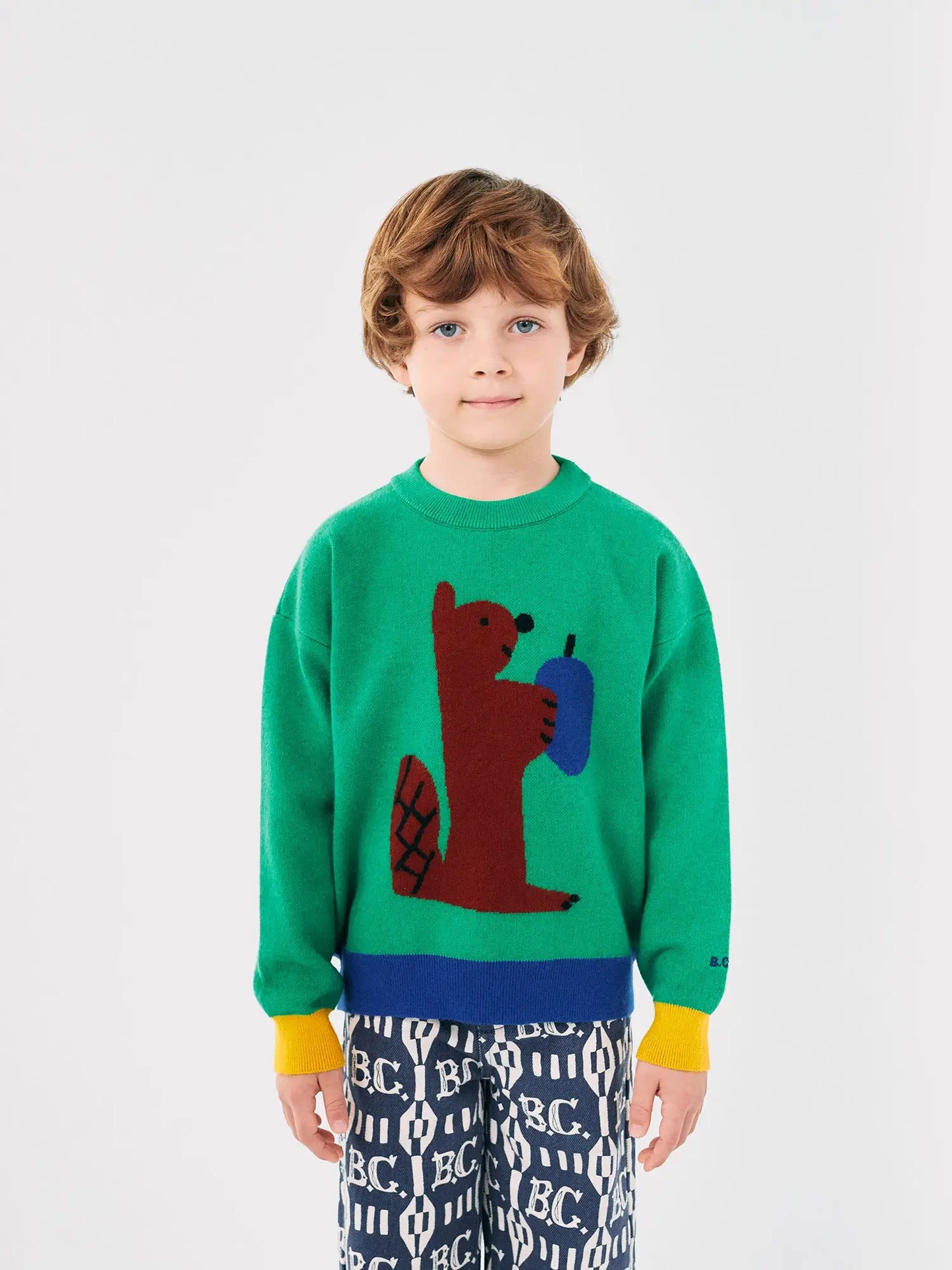 Jacquardpullover Hungry Squirrel