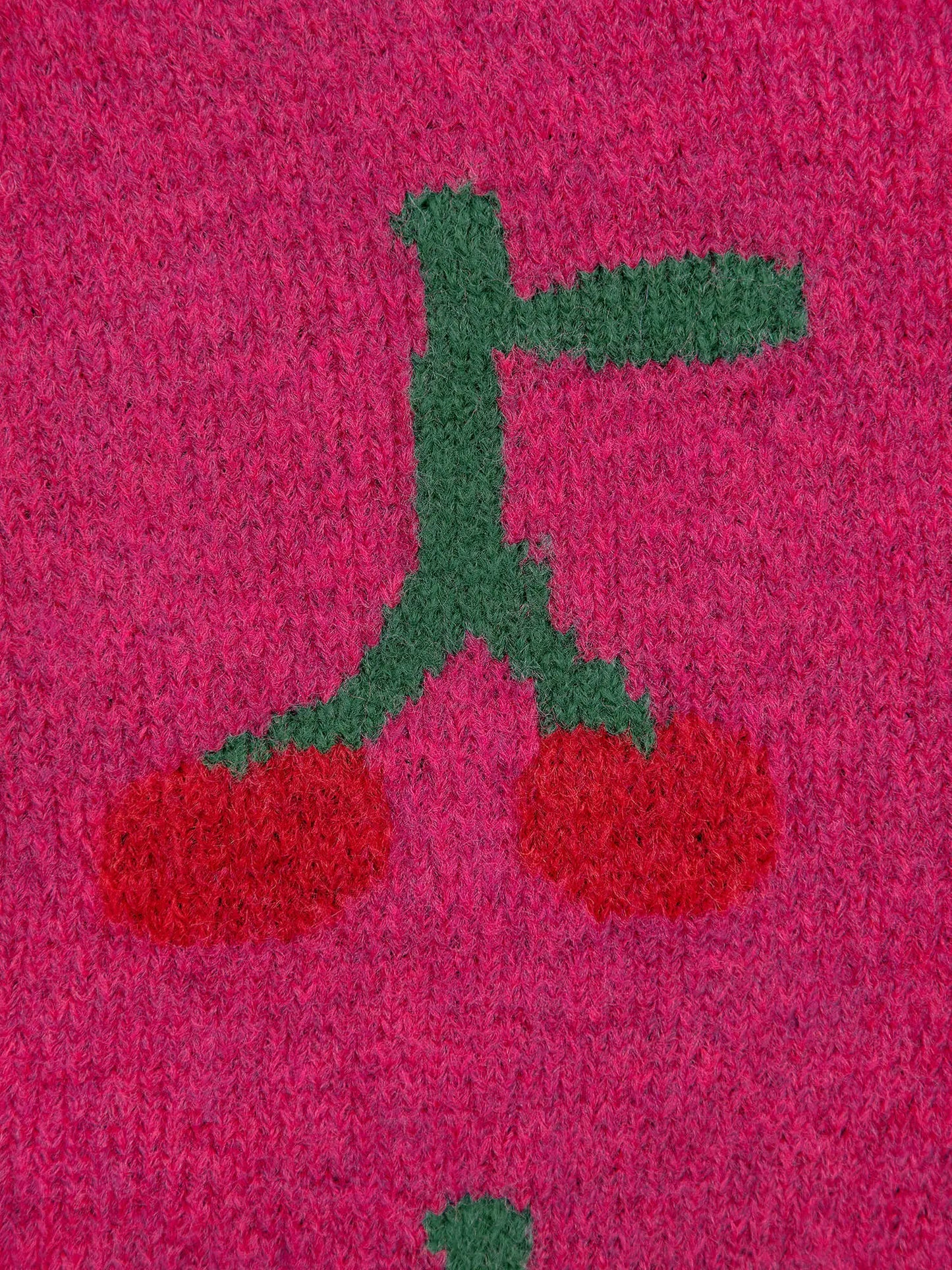 Cárdigan Bobo Cherry en intarsia