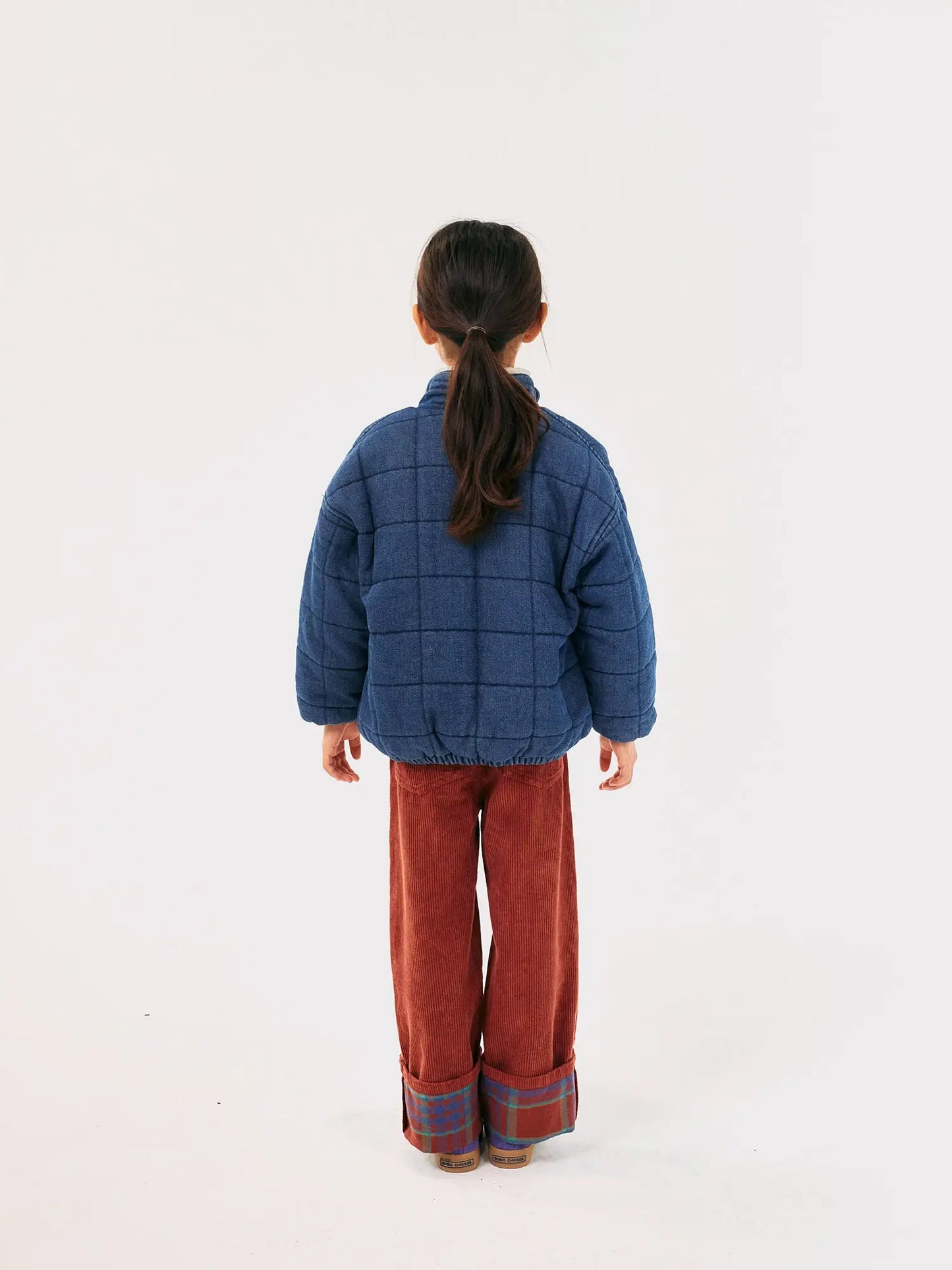 Funny Face denim quilted jacket