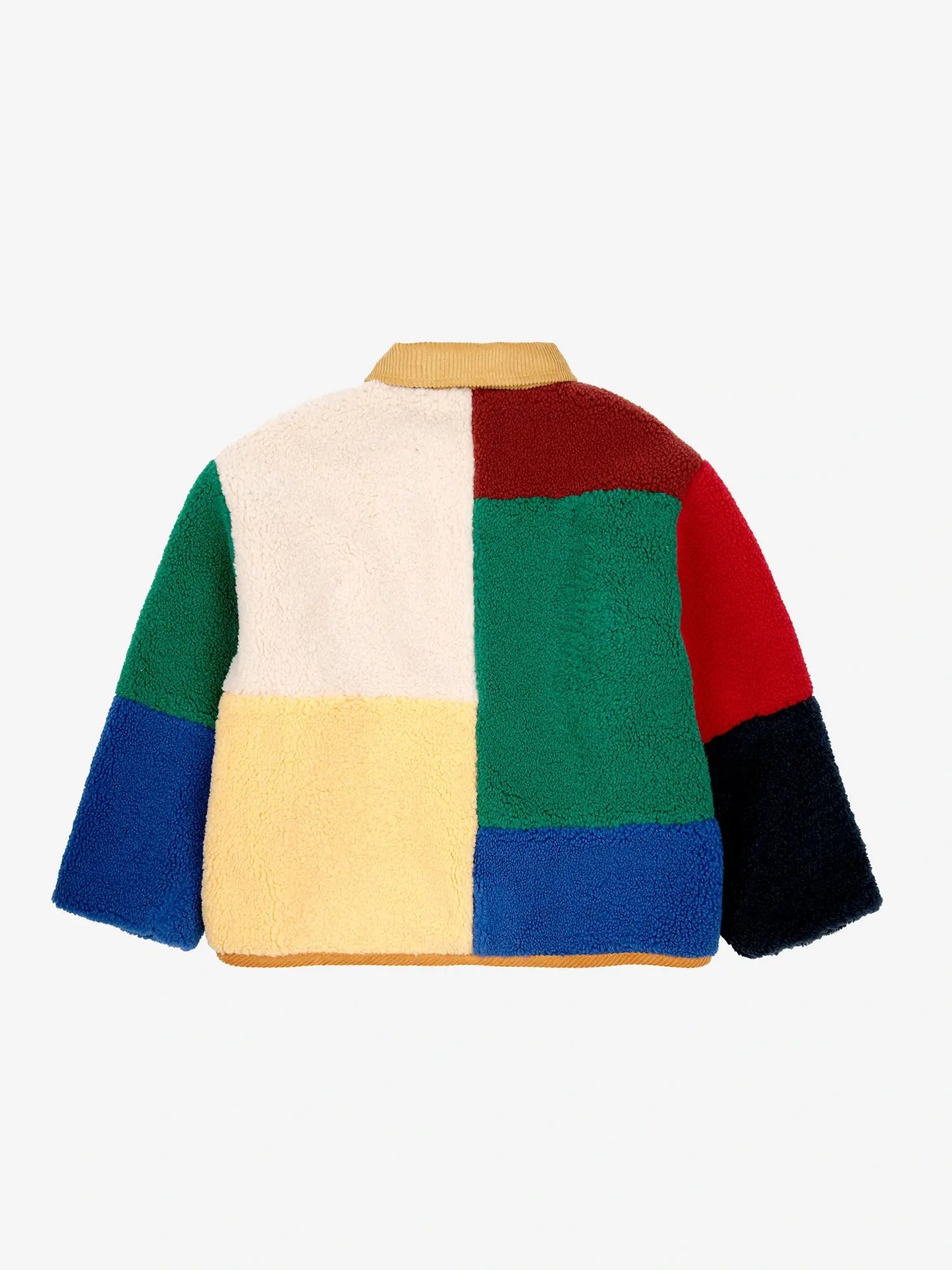 Veste en peau de mouton Color Block