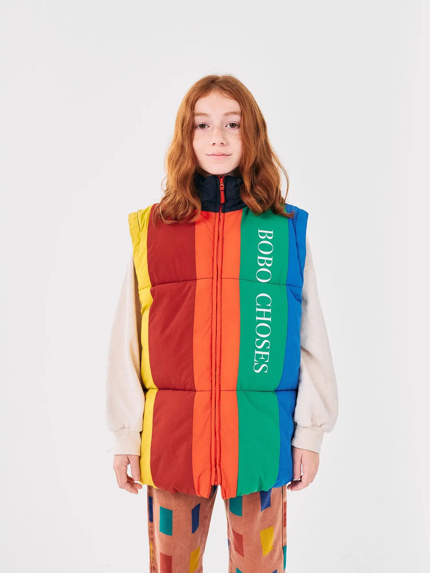 Bobo Choses color block padded anorak