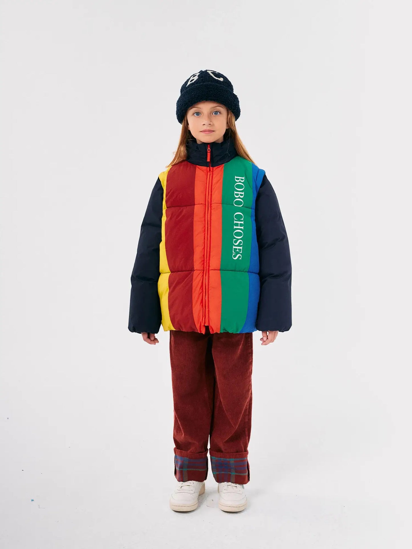 Bobo Choses color block padded anorak