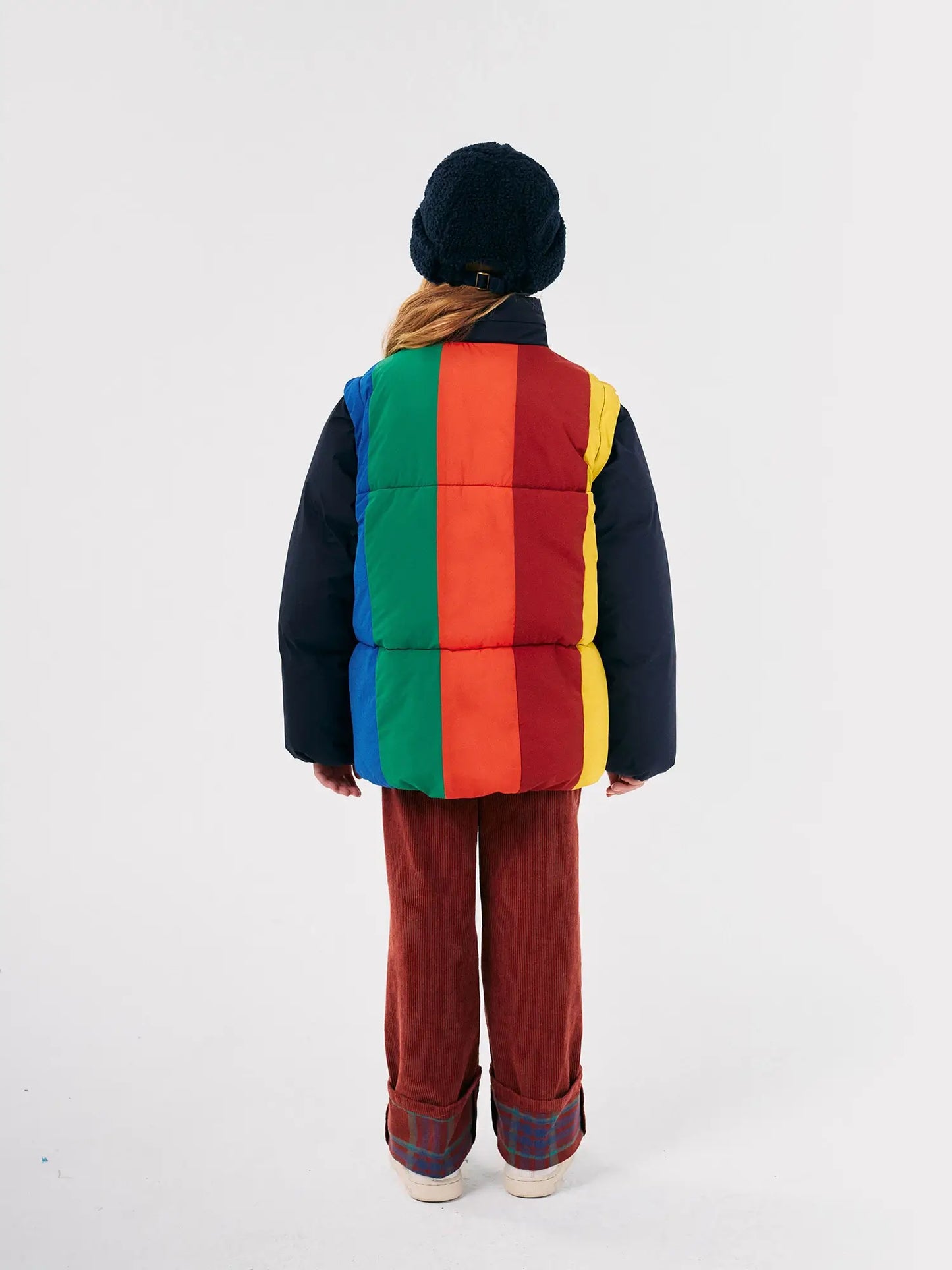 Blouson rembourré color block Bobo Choses