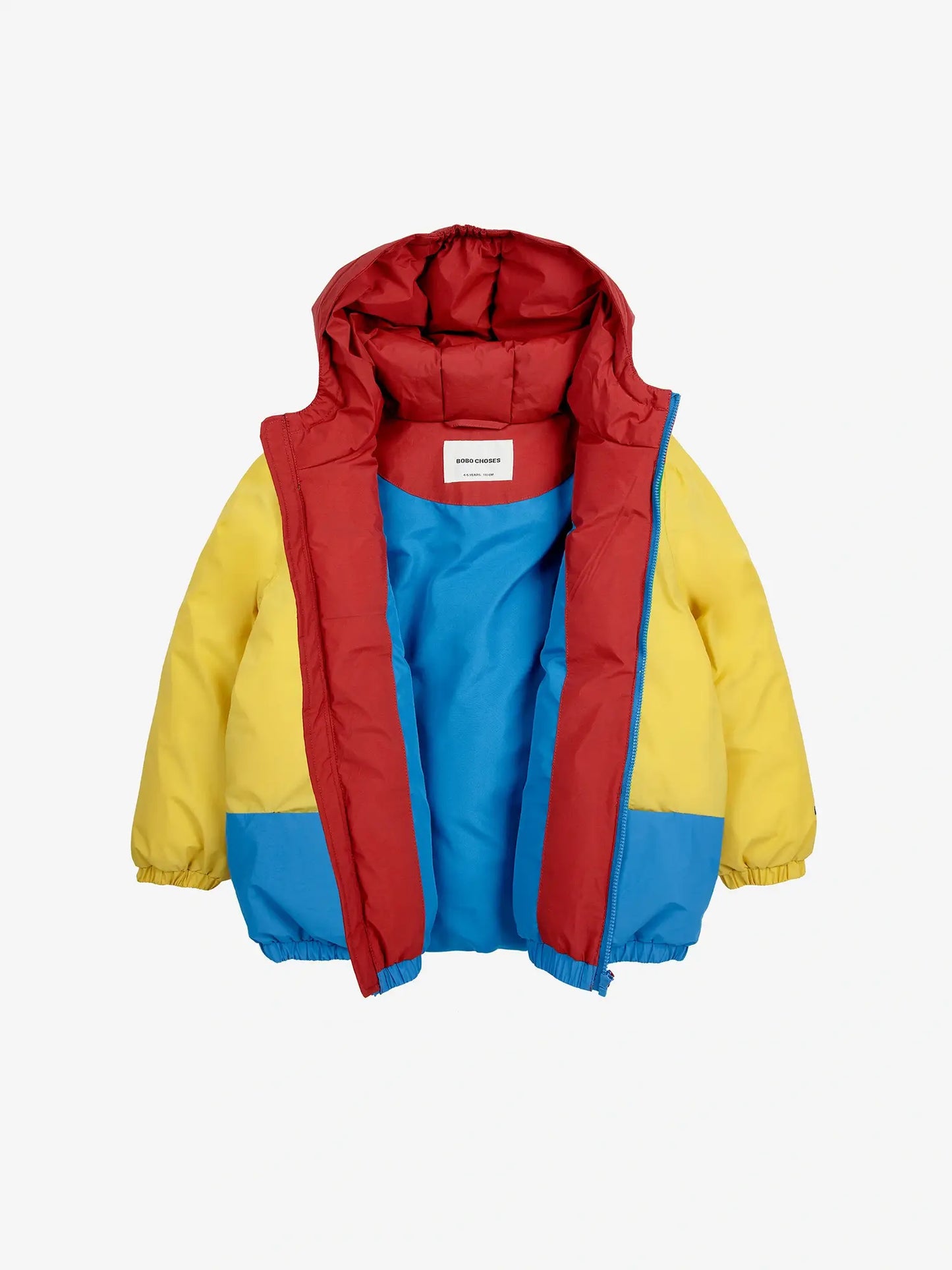 Hungry Squirrel color block anorak