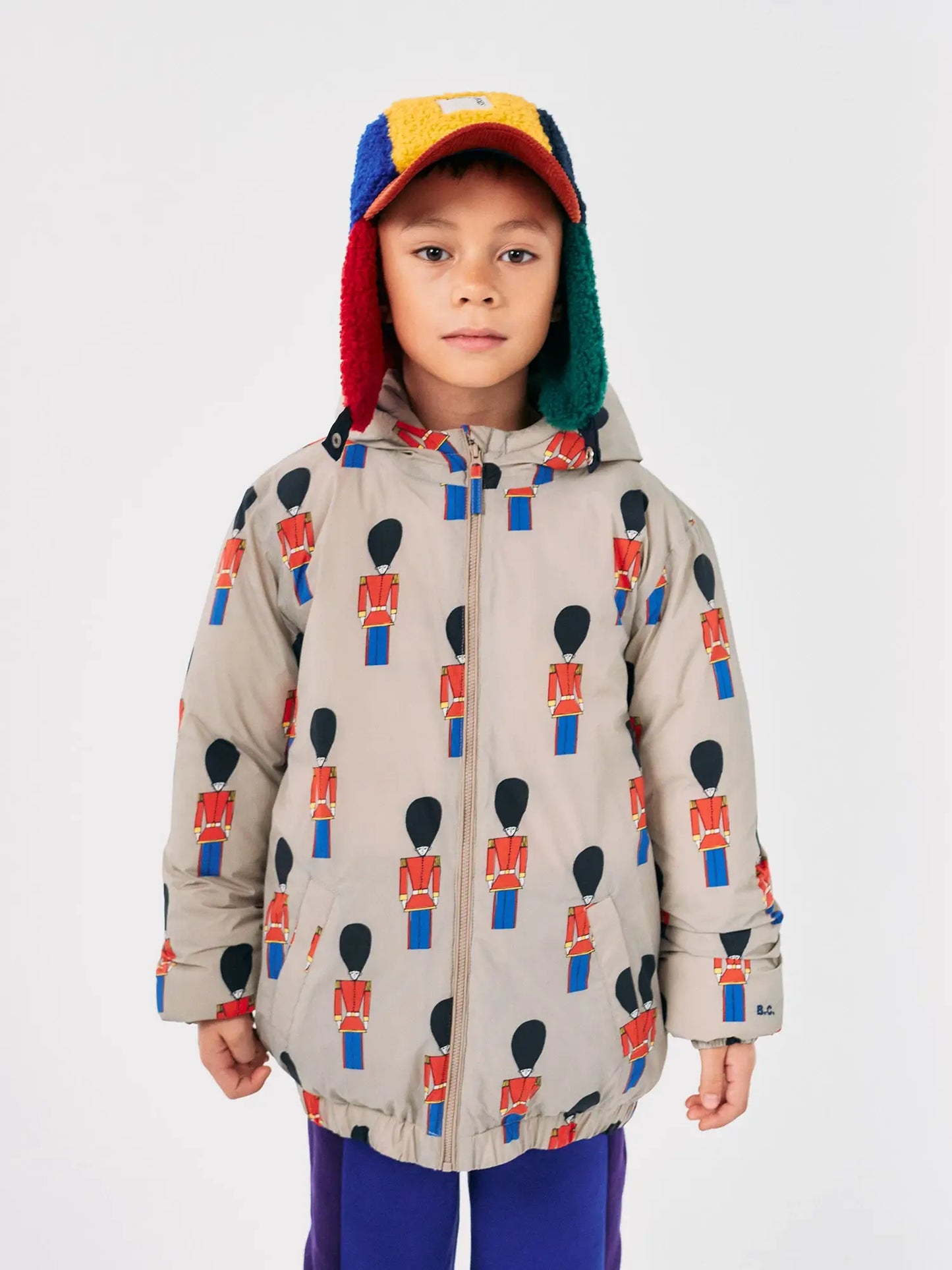 Anorak Little Tin Soldiers con estampado integral