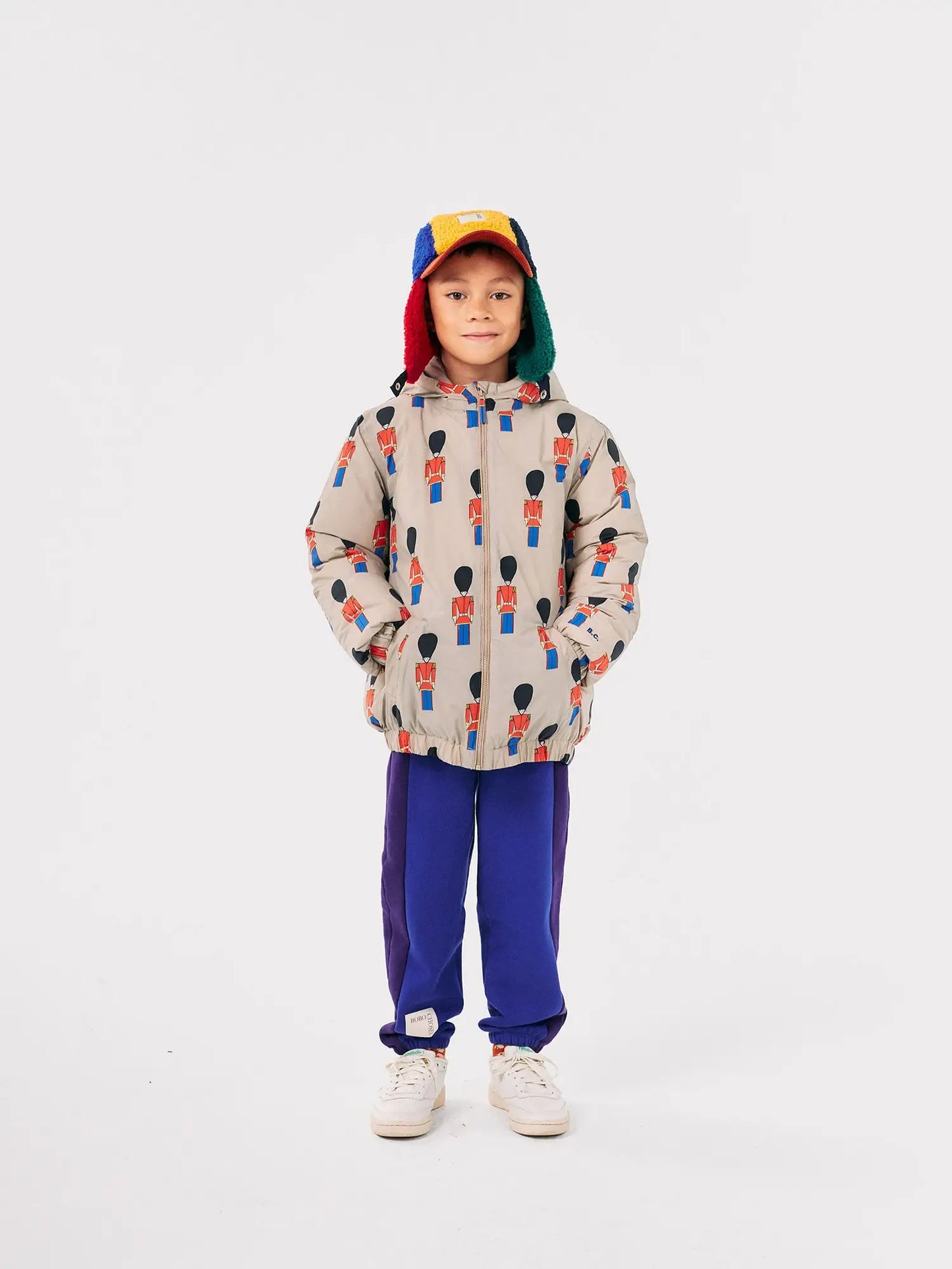 Anorak Little Tin Soldiers con estampado integral