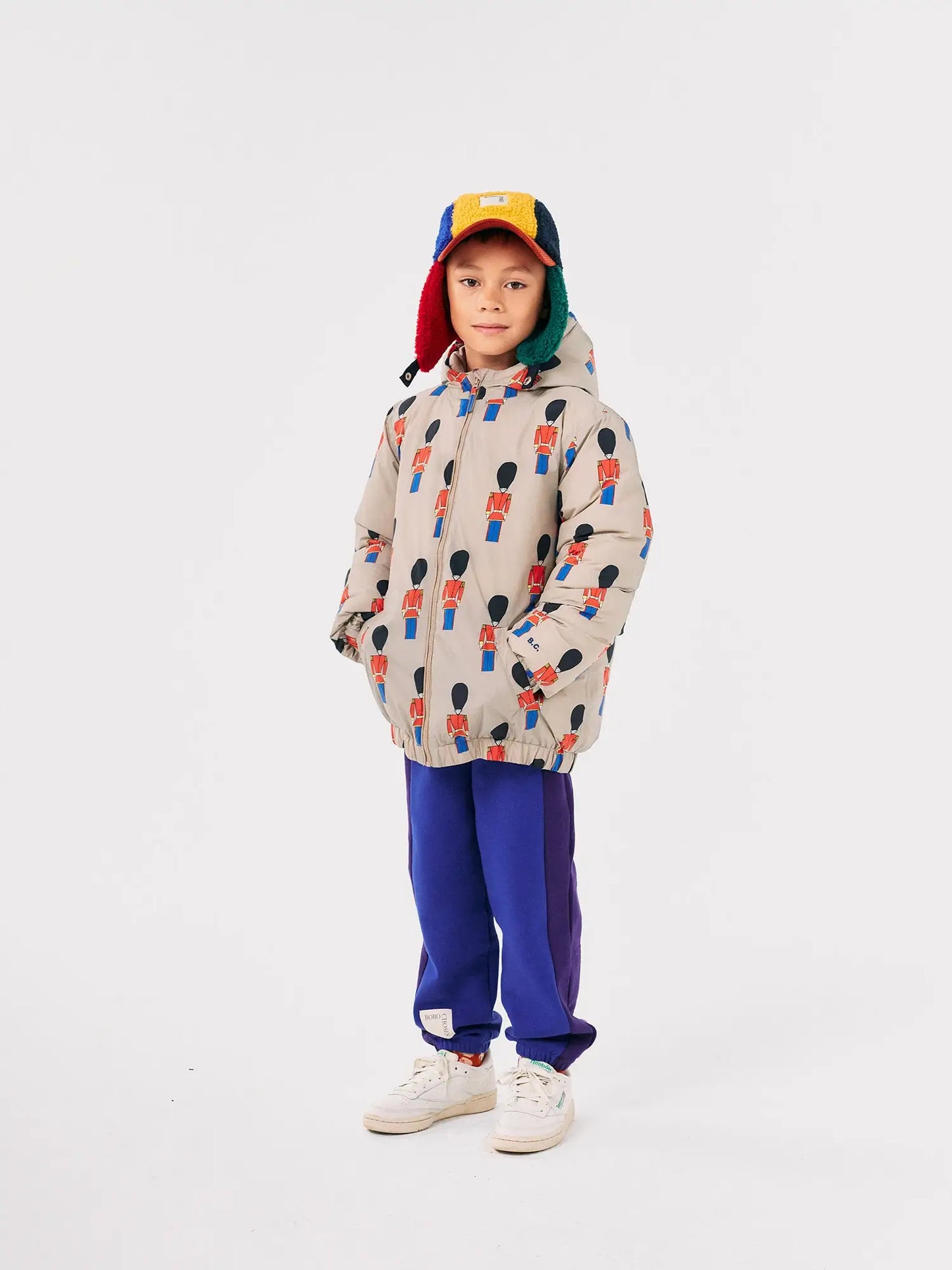 Anorak Little Tin Soldiers con estampado integral