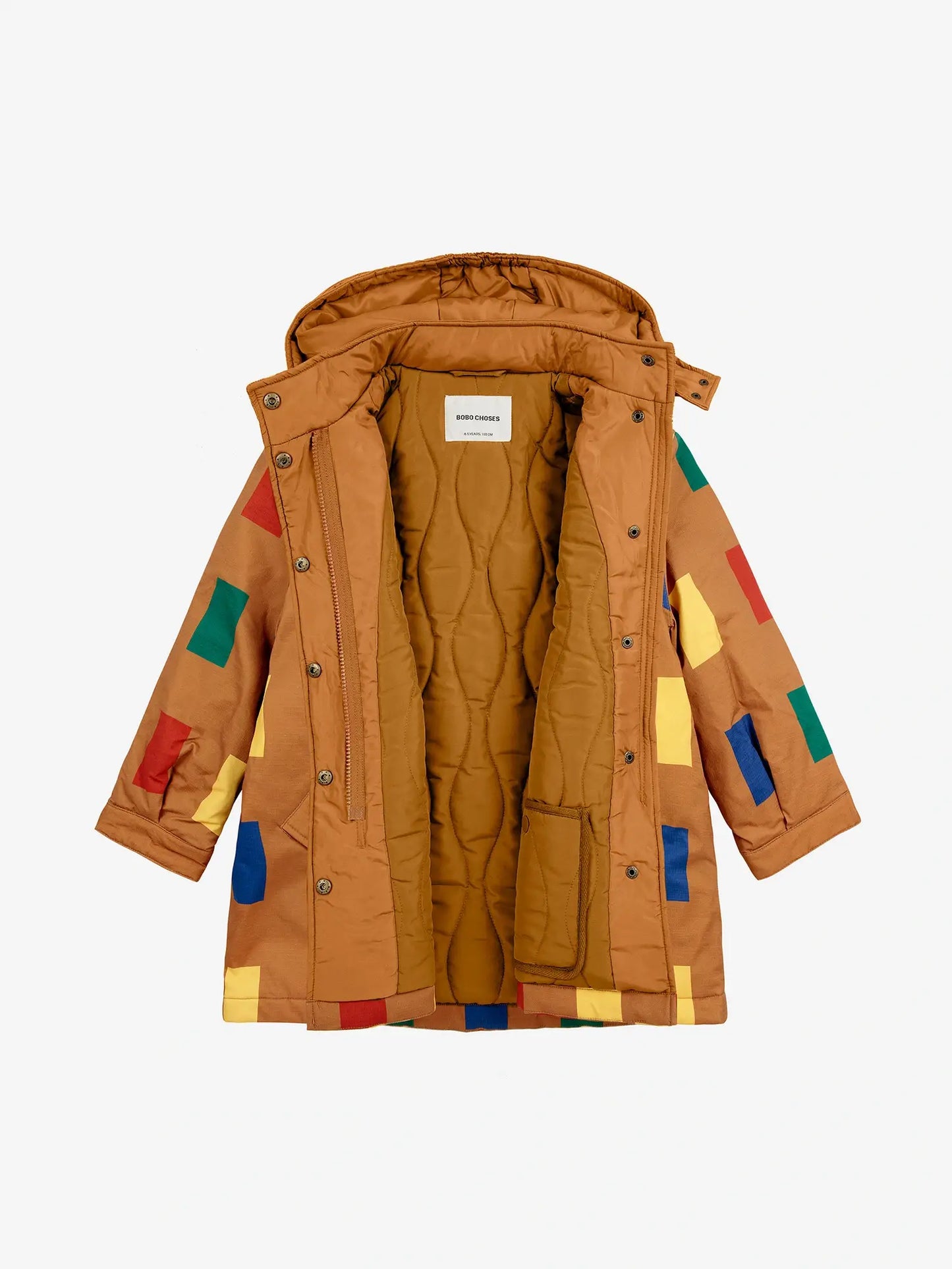 Parka Color Game con estampado integral