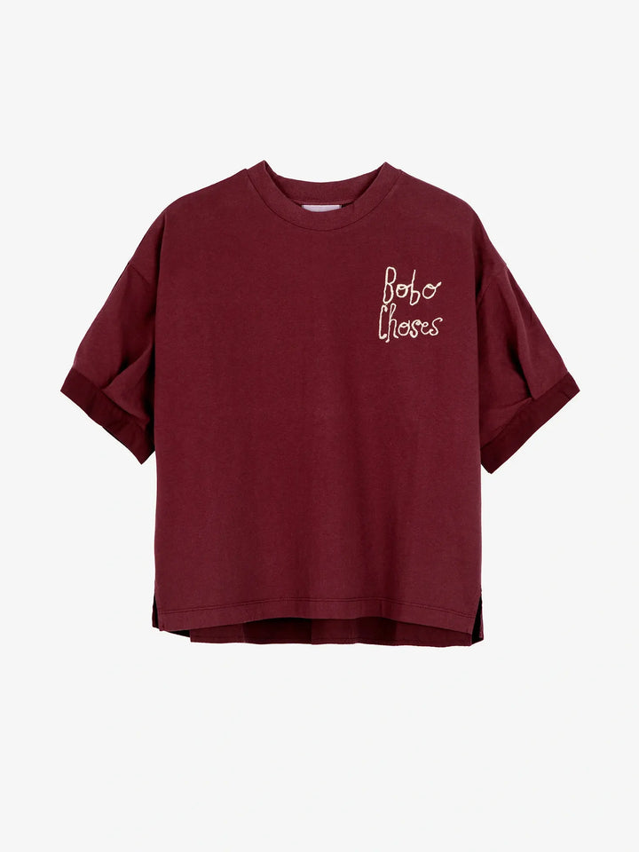 Bobo Choses Stickerei-T-shirt