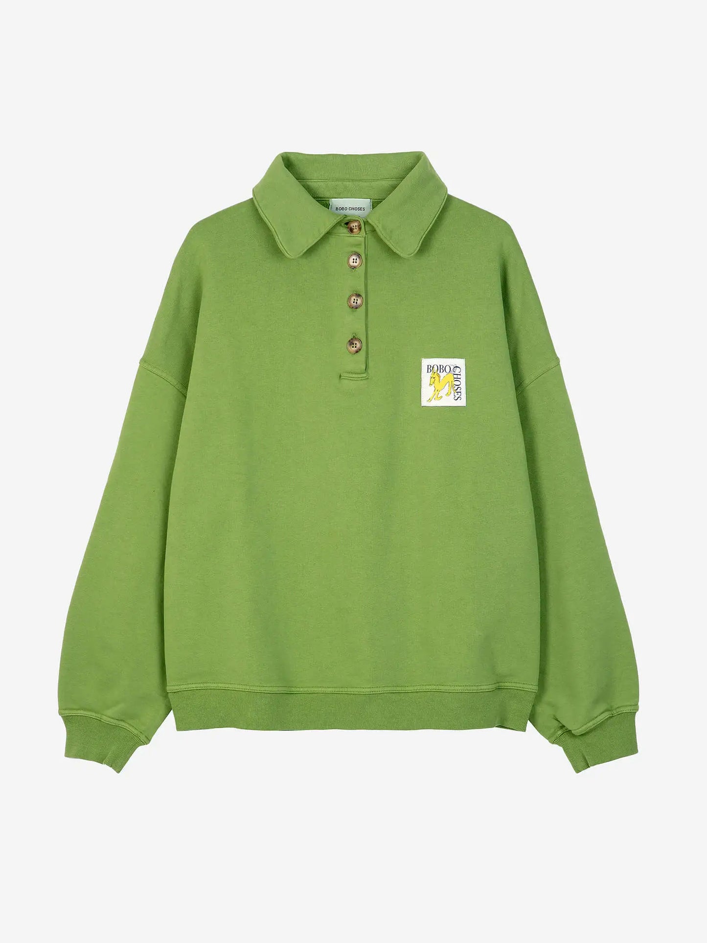 Sudadera tipo polo con parche Wonder Horse