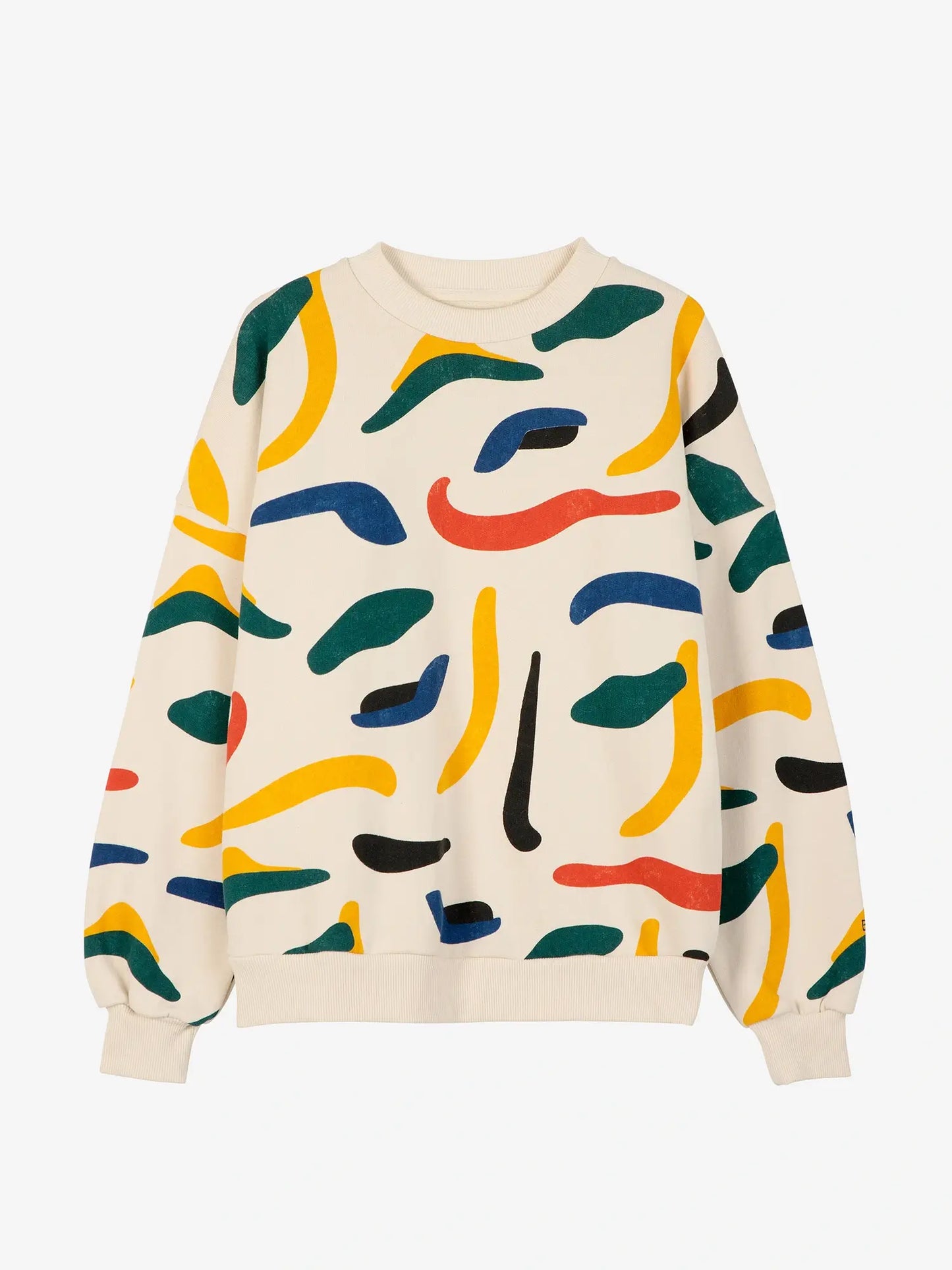 Brushstrokes printed sweatshirt