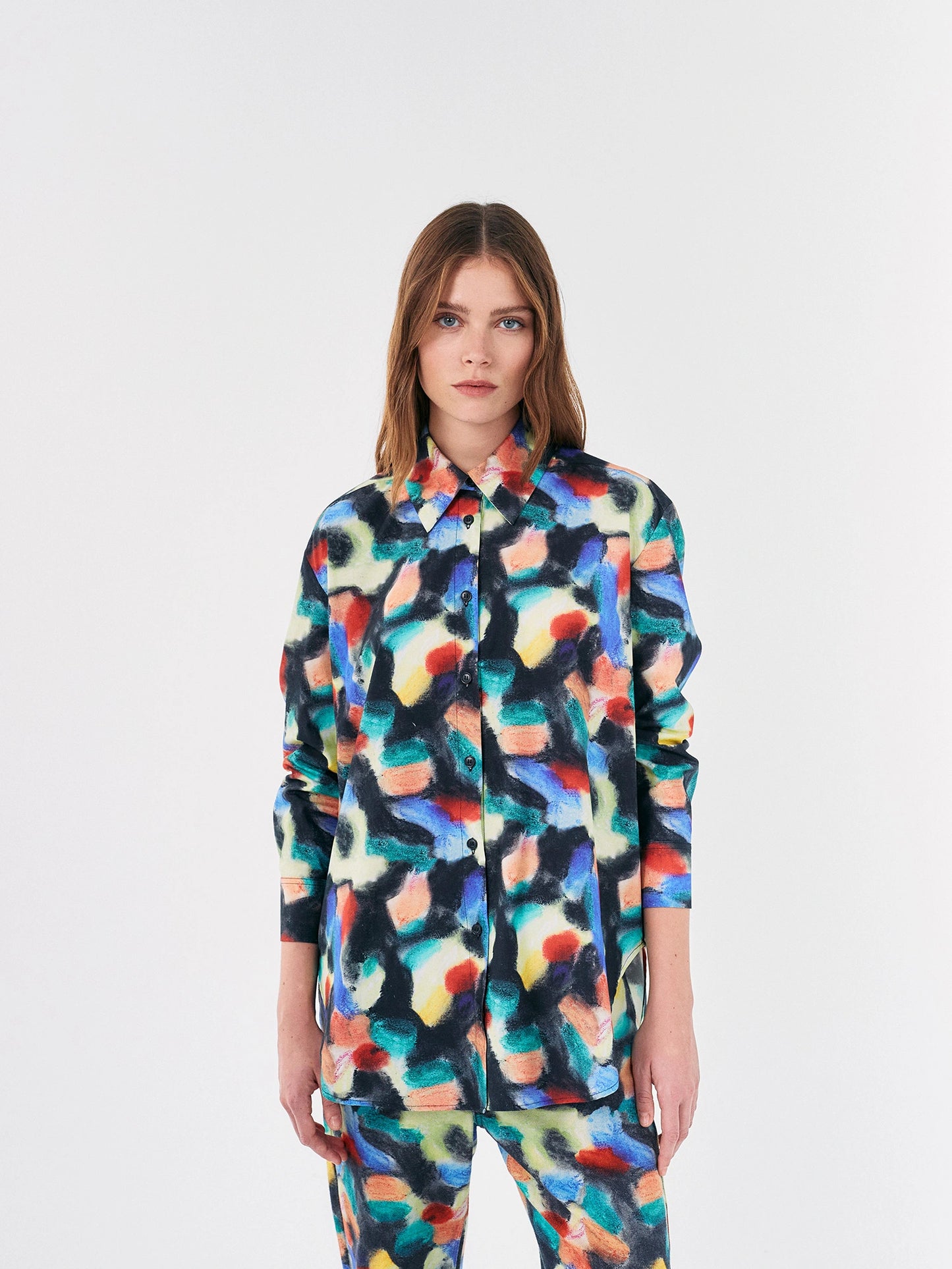 Fantasy World printed long shirt