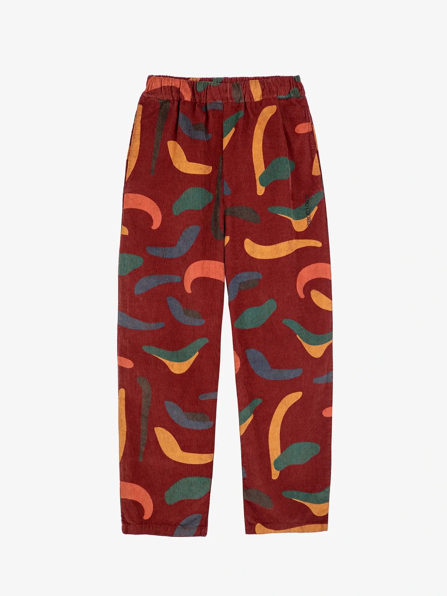 Brushstrokes printed cocoon pants