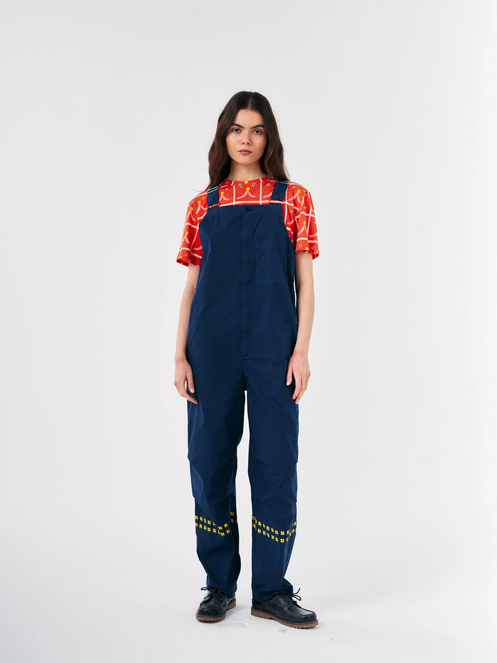 Retro Flower Overall