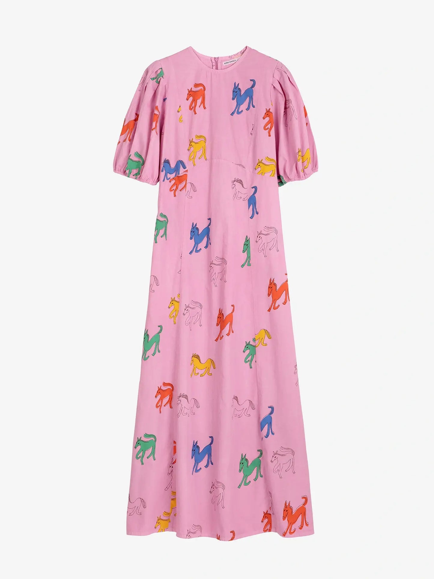 Wonder Horse printed evase dress