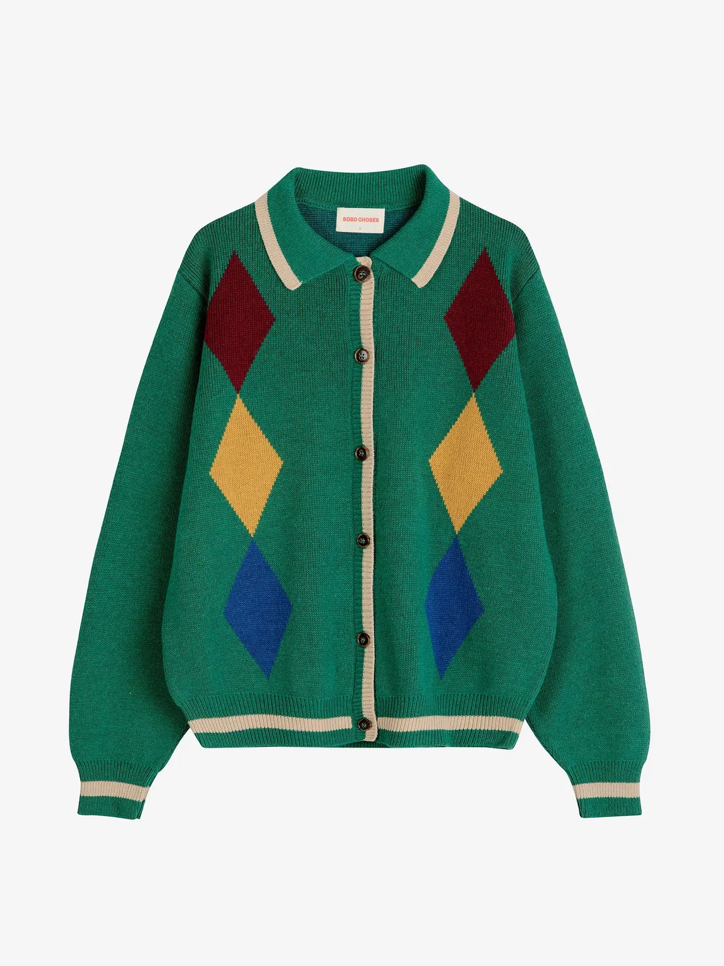 Bobo Diamonds Kragen-Cardigan