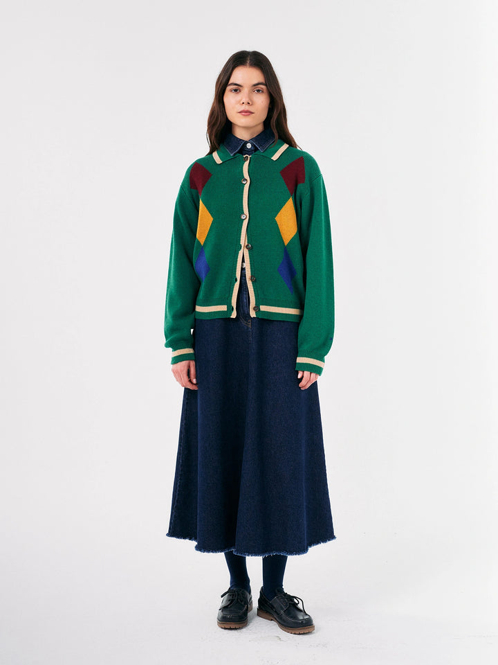 Càrdigan amb coll Bobo Diamonds