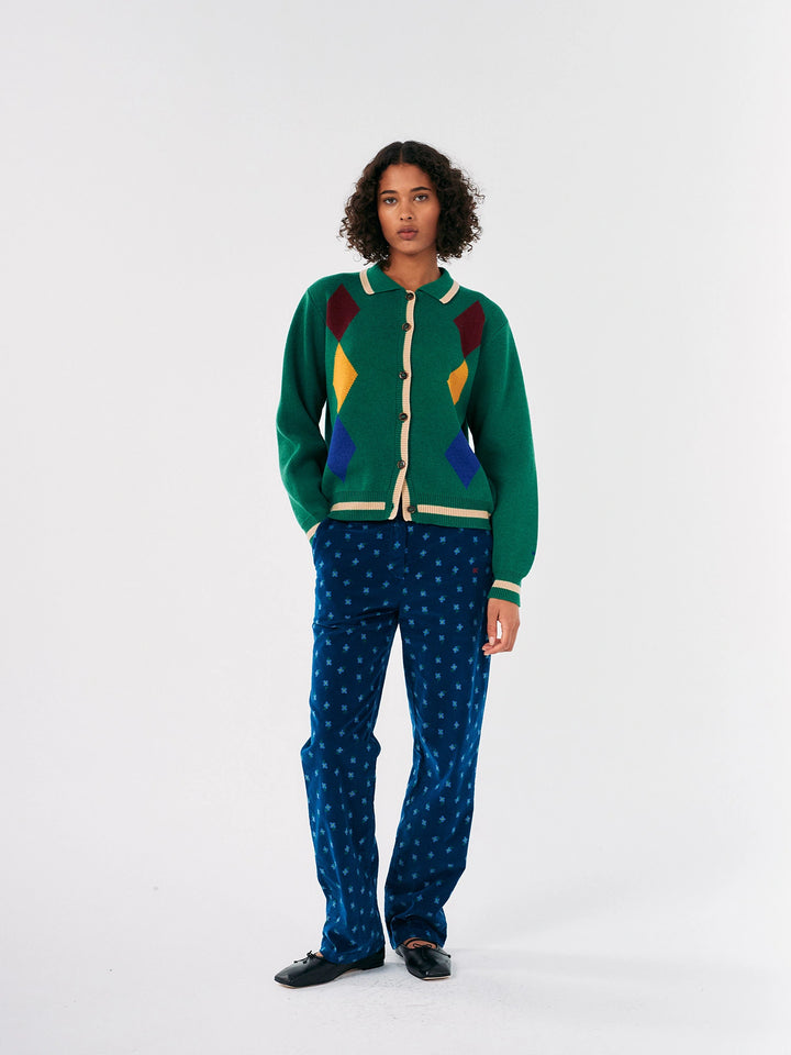 Càrdigan amb coll Bobo Diamonds