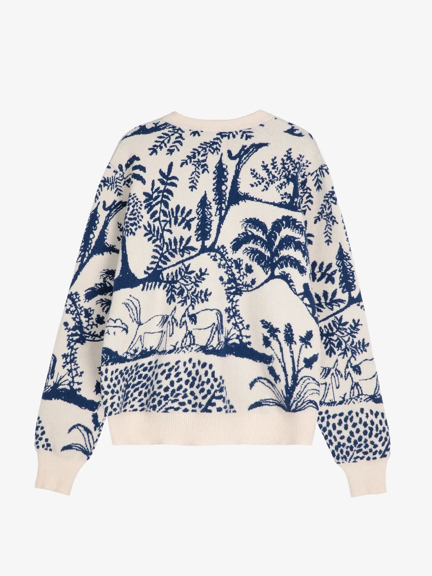 Wonderland jacqueard straight fit jumper