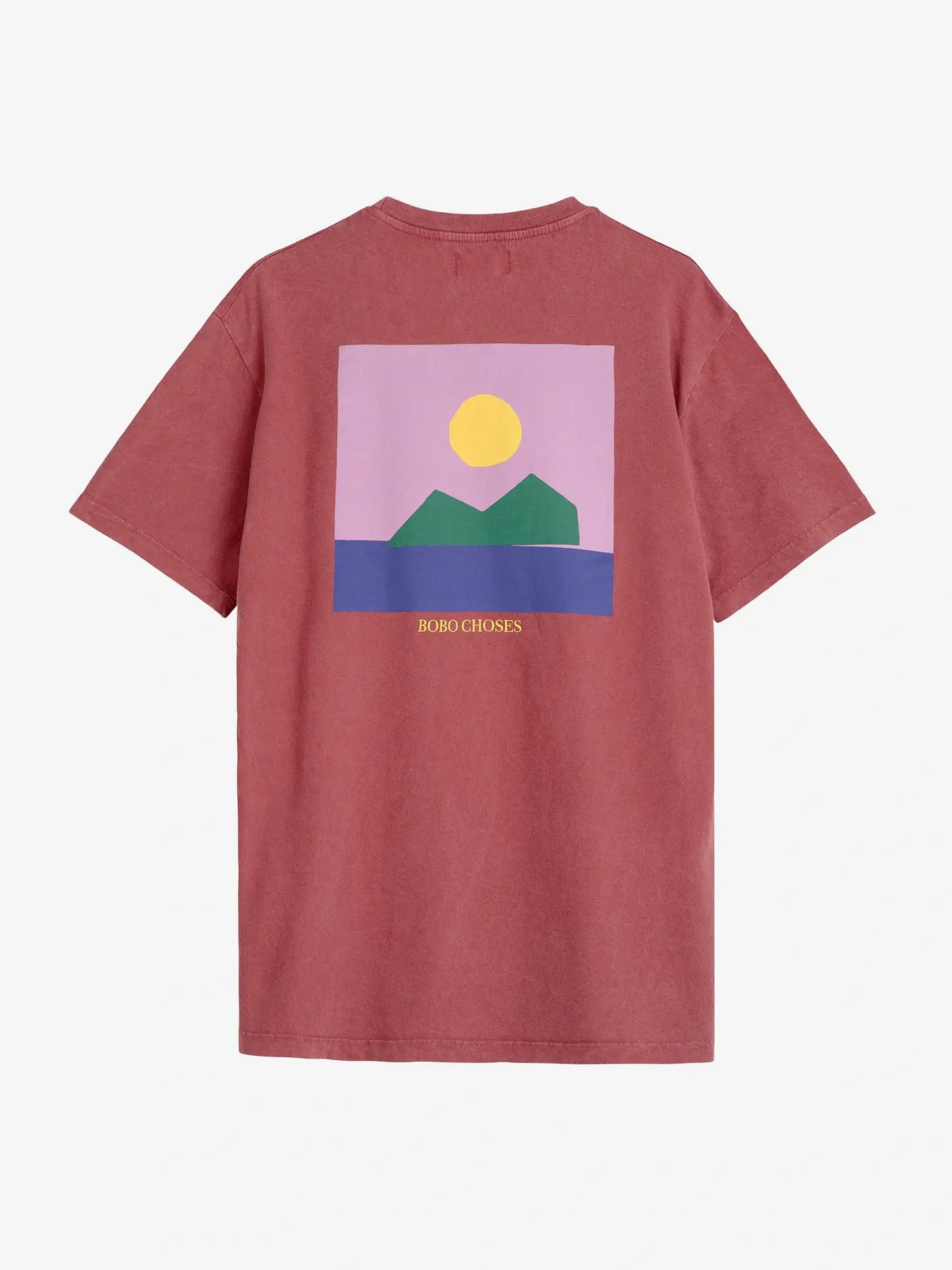 Sunset print unisex T-shirt