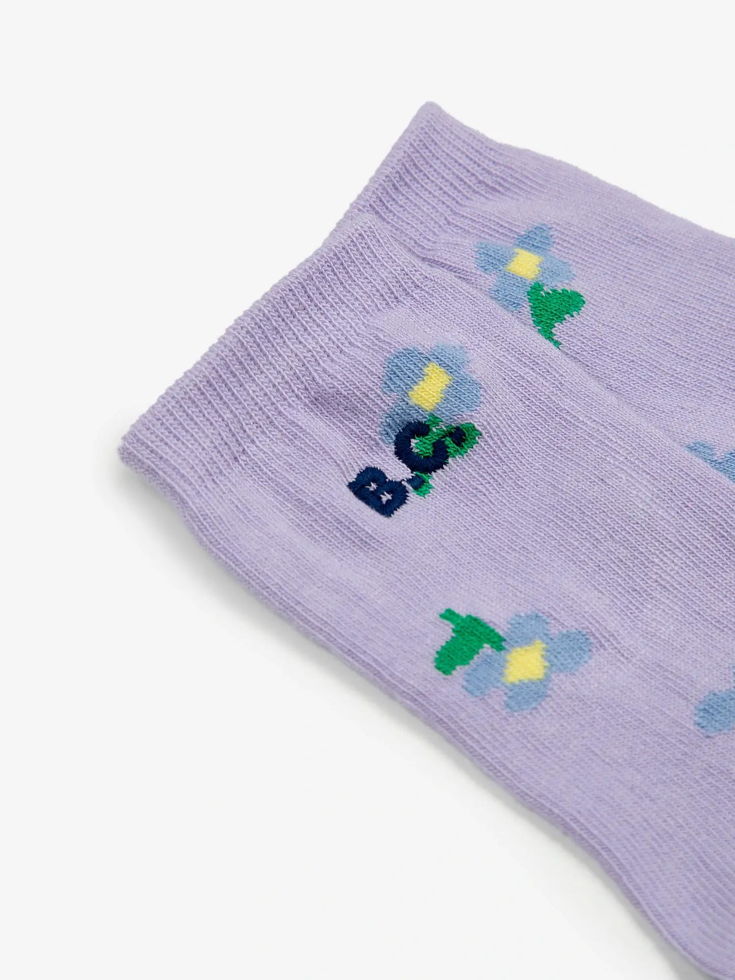 Lange Socken Pansy Flower Allover