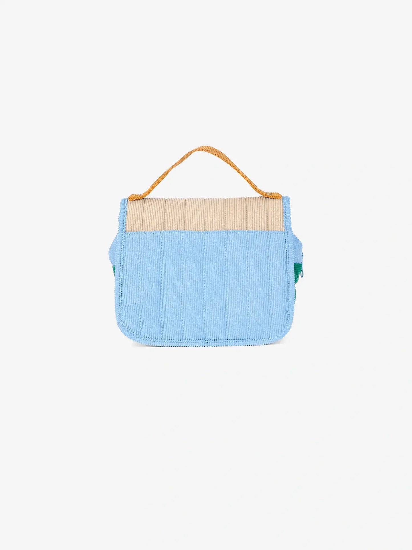 Soft Color Block padded corduroy diaper bag