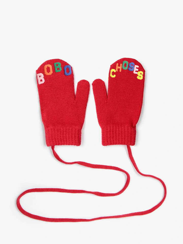 Bobo Choses knitted mittens