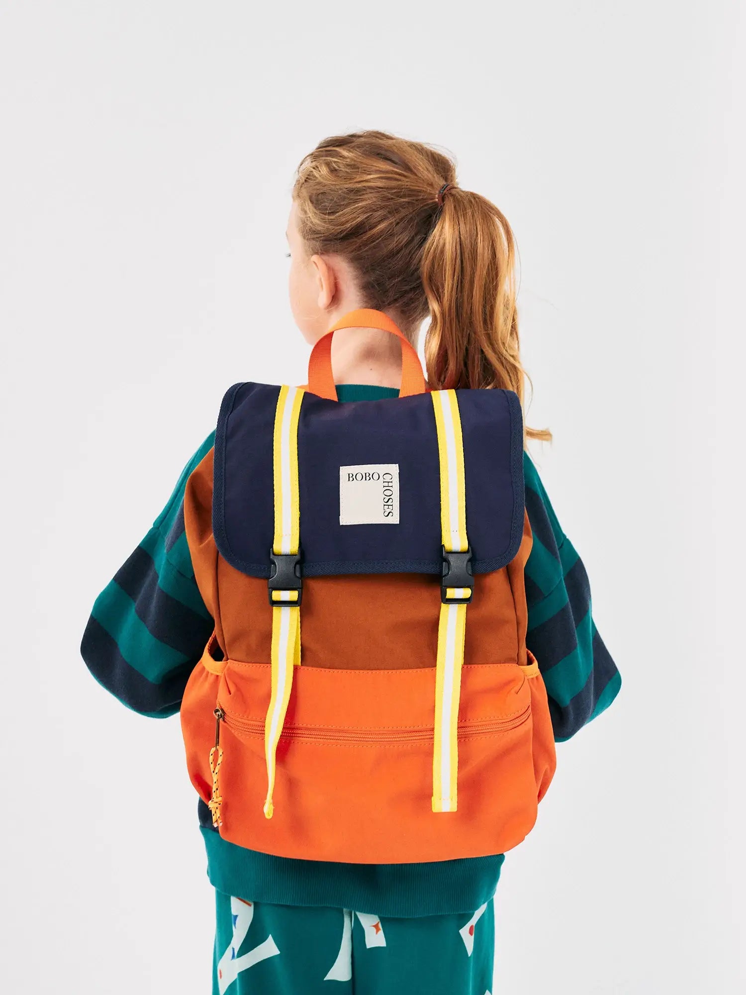Color Block Technic Backpack for Kids Bobo Choses