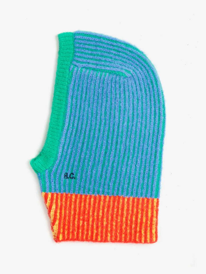 Strick-Balaclava Color Stripes