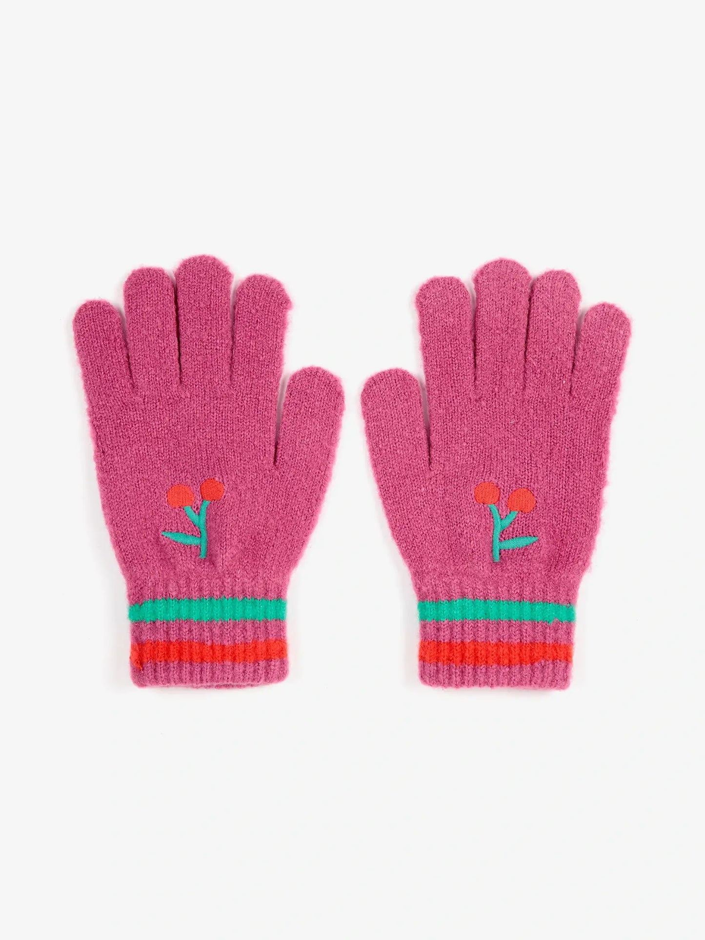 Guantes de punto Cherry