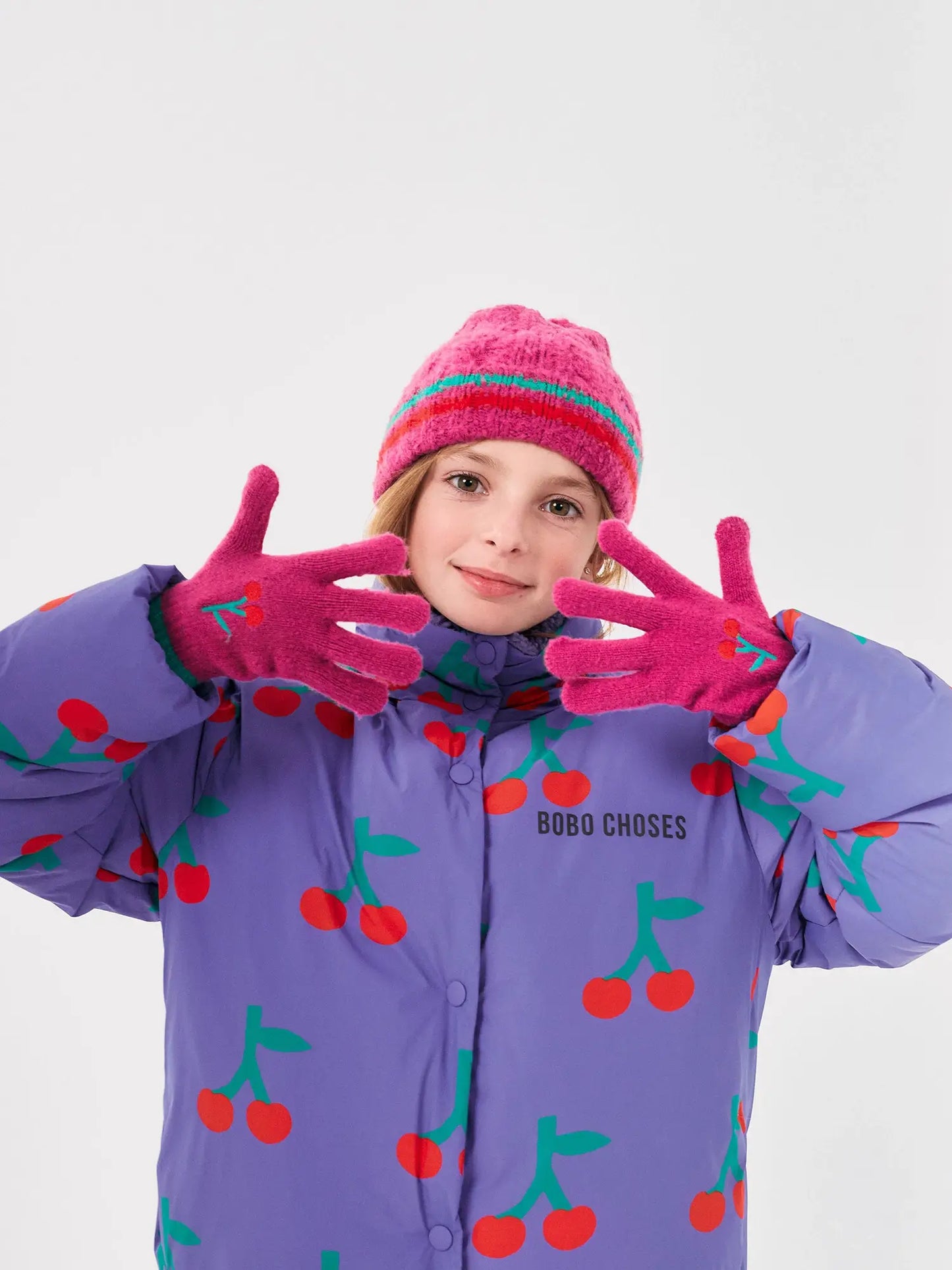 Gants en tricot Cherry