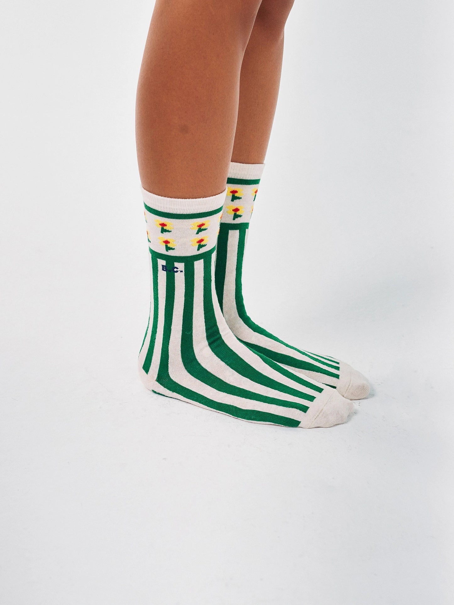 Pixel Flower long socks