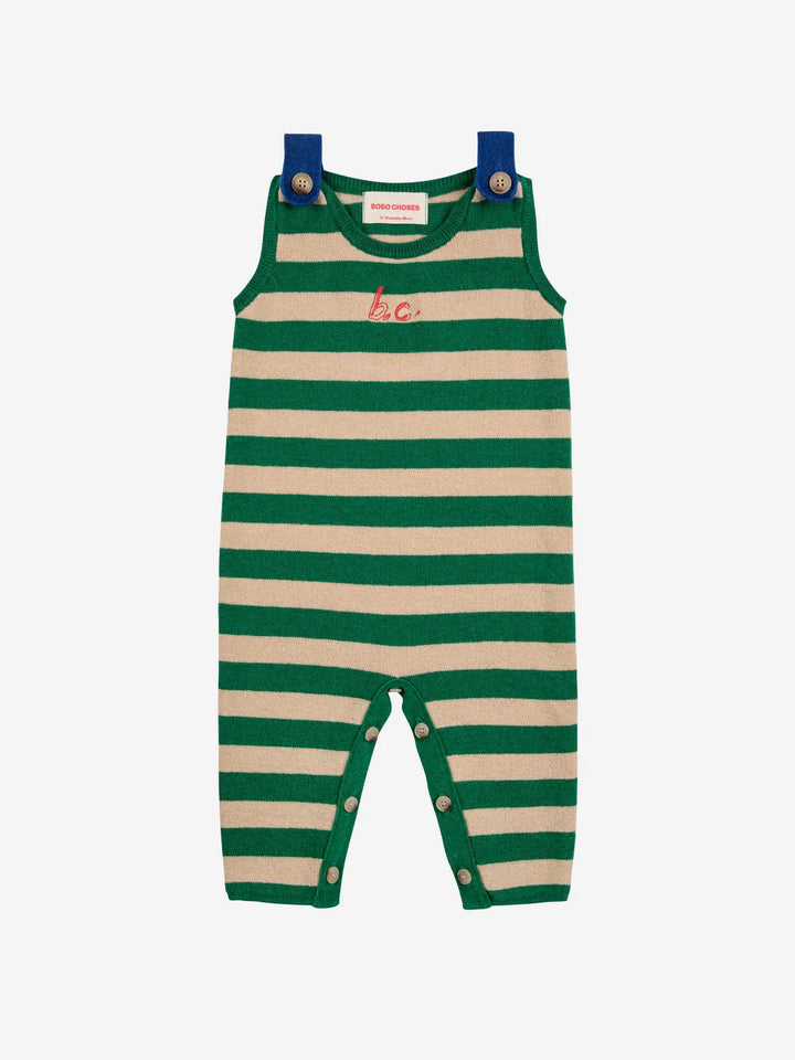 BC stripes knitted overall