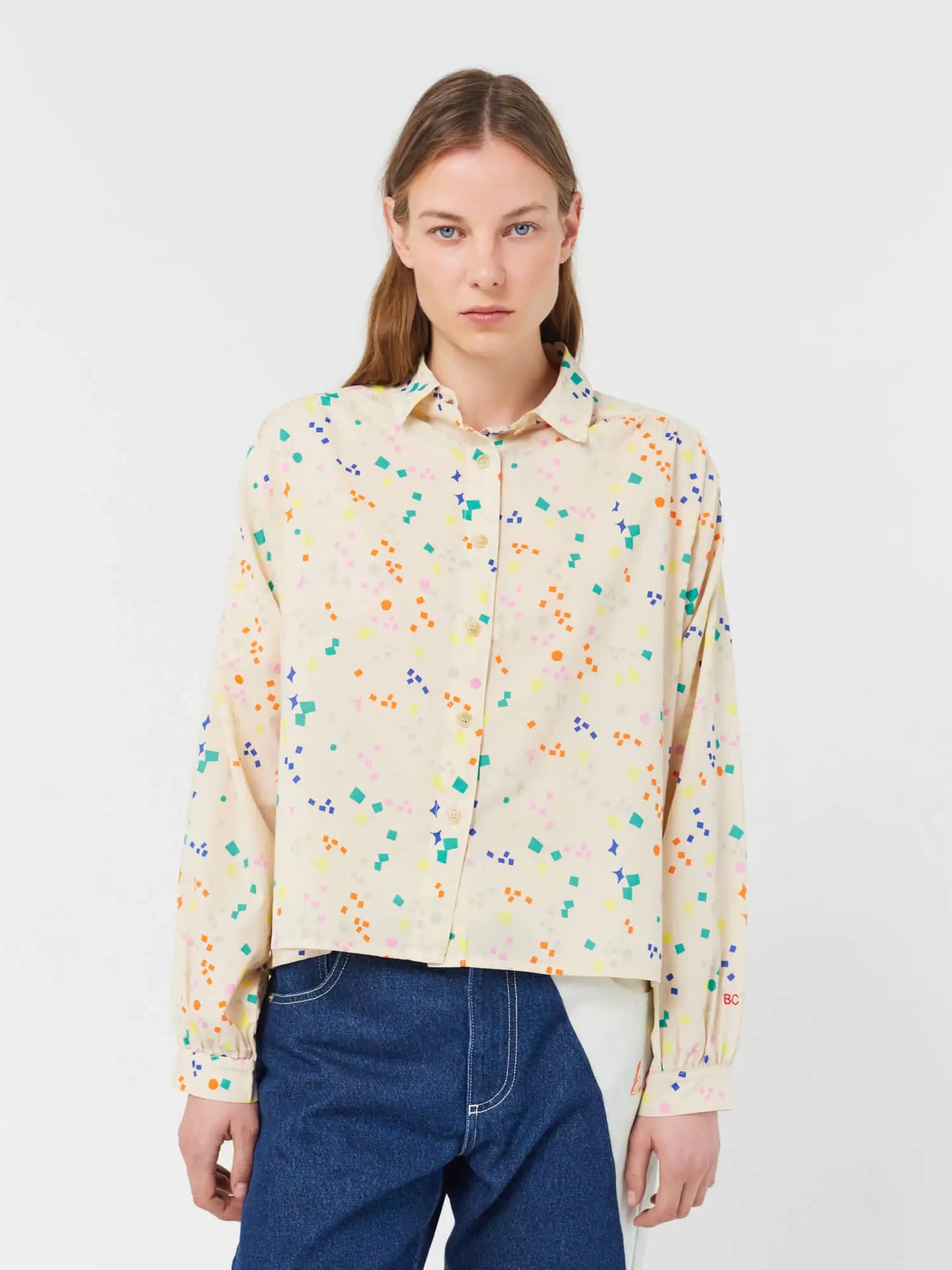 Sparkles gathered shirt