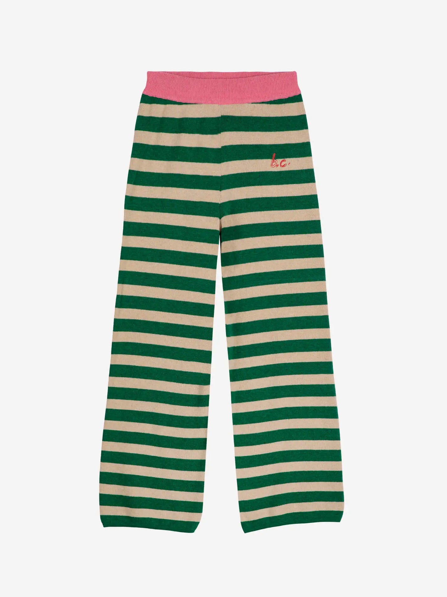 BC stripes knitted pants