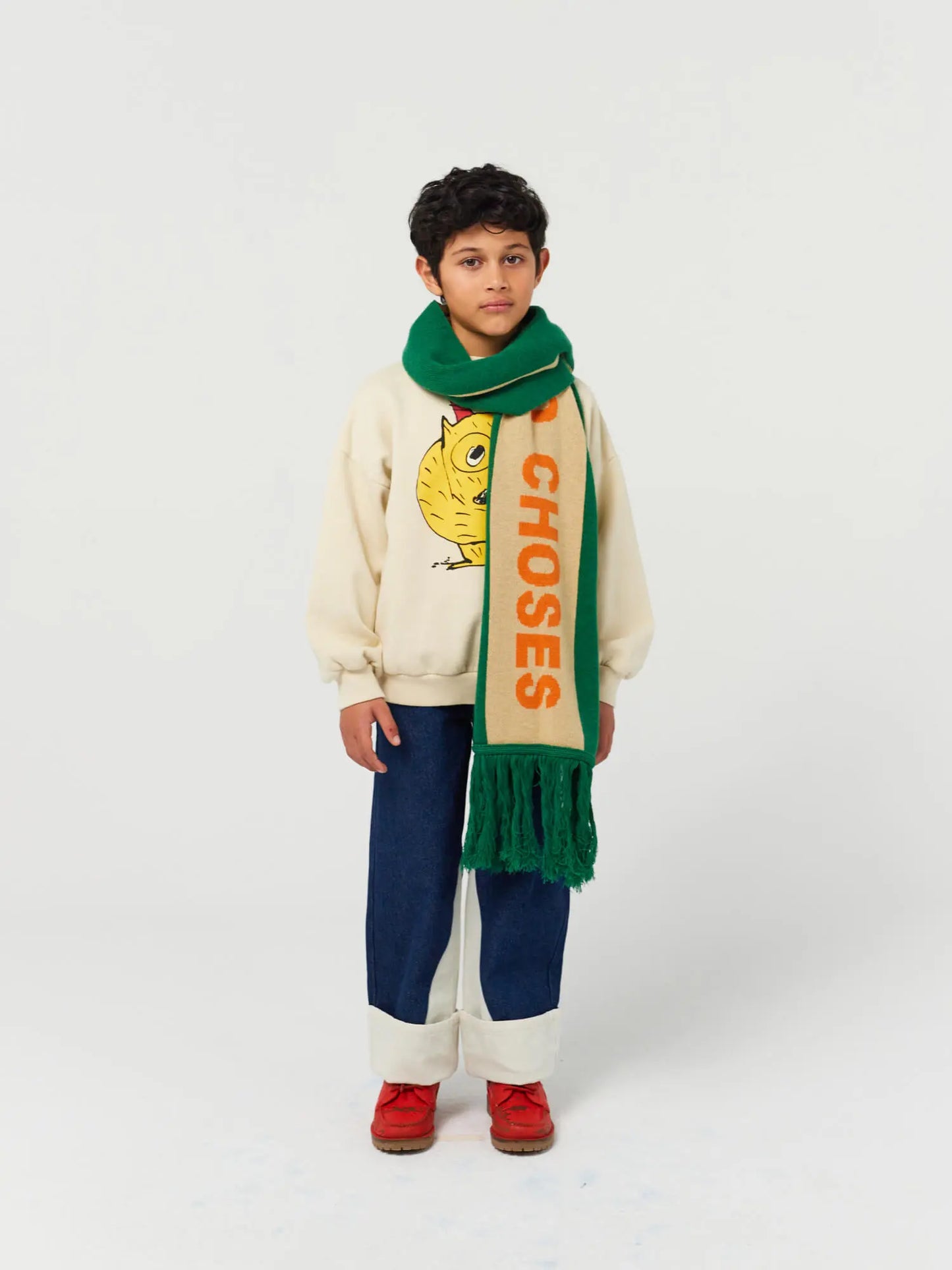 Bobo Choses knitted scarf