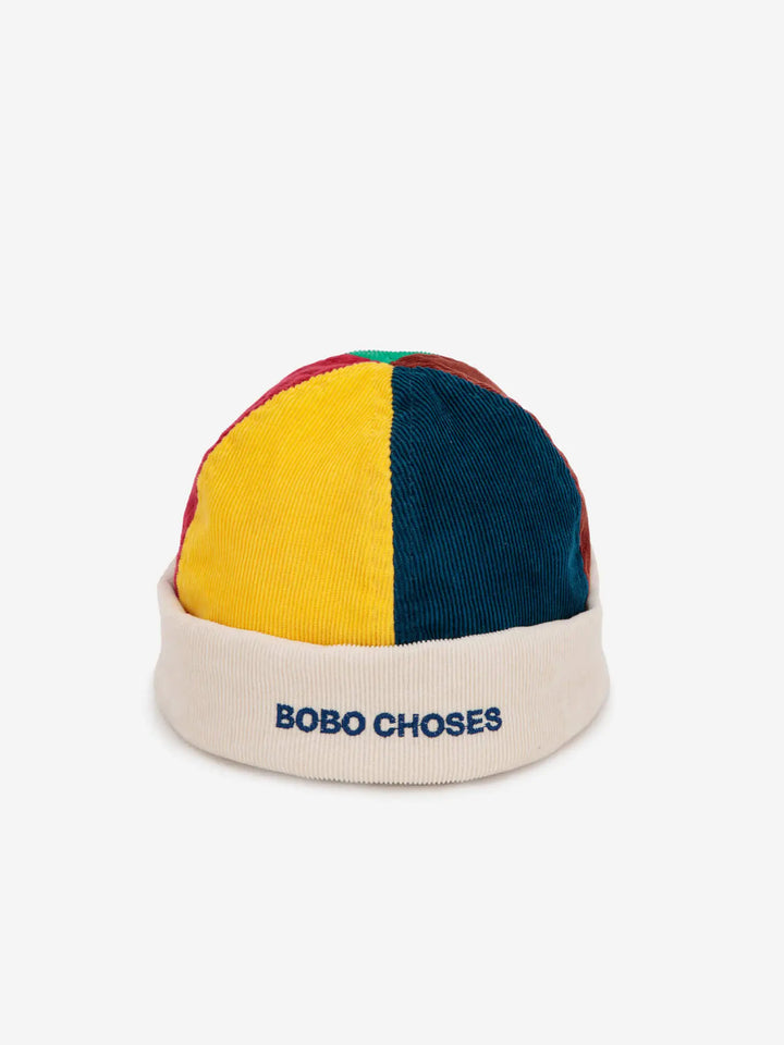 Bobo Choses color block corduroy hat