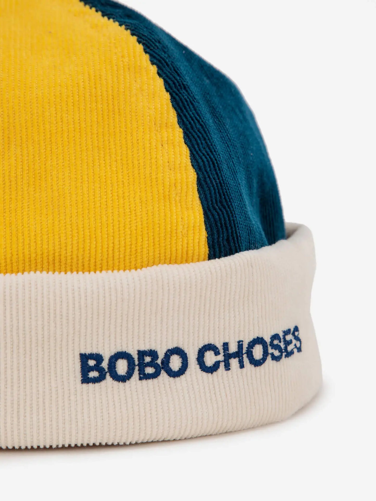 Bobo Choses color block corduroy hat