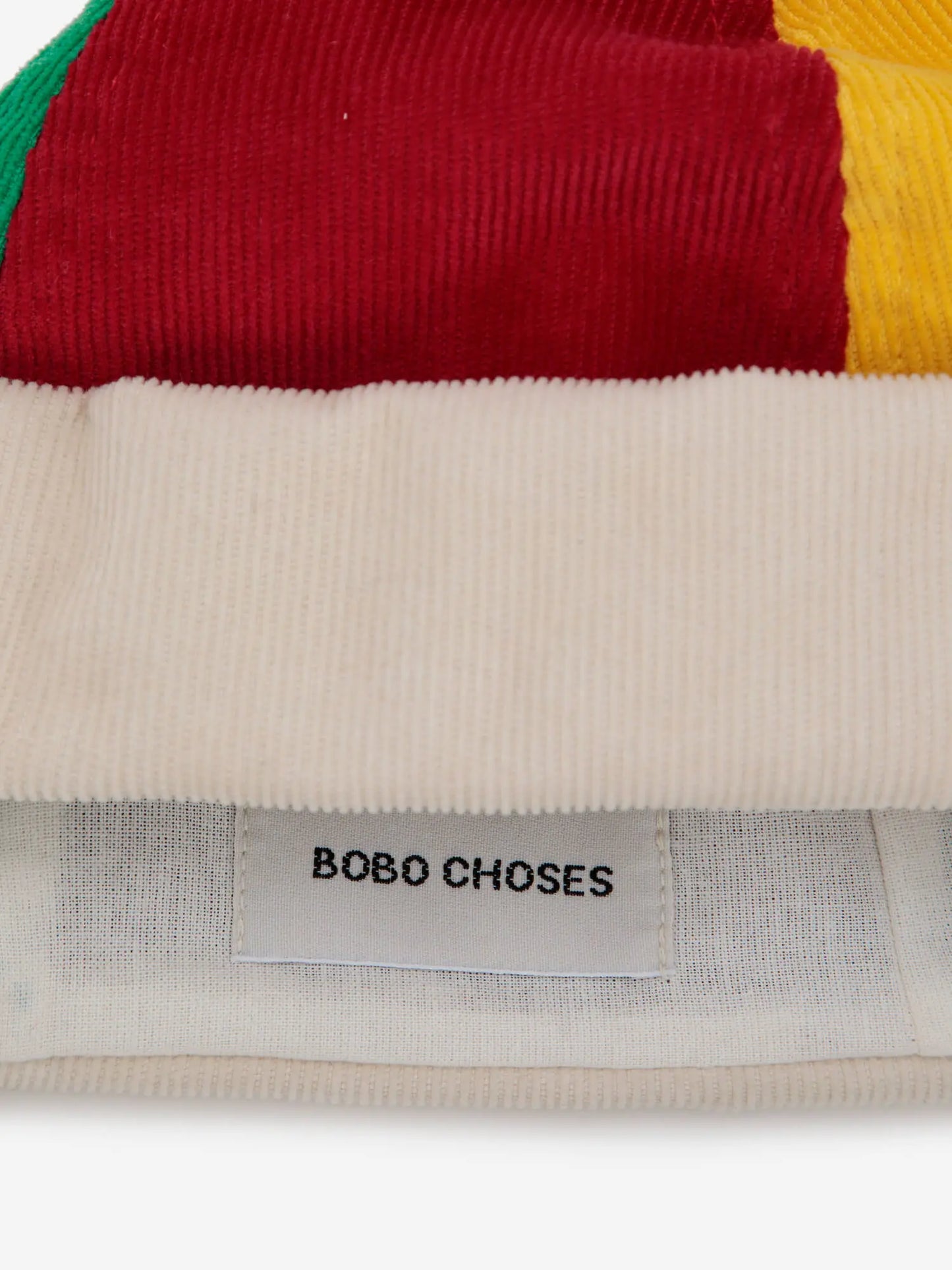 Bobo Choses color block corduroy hat